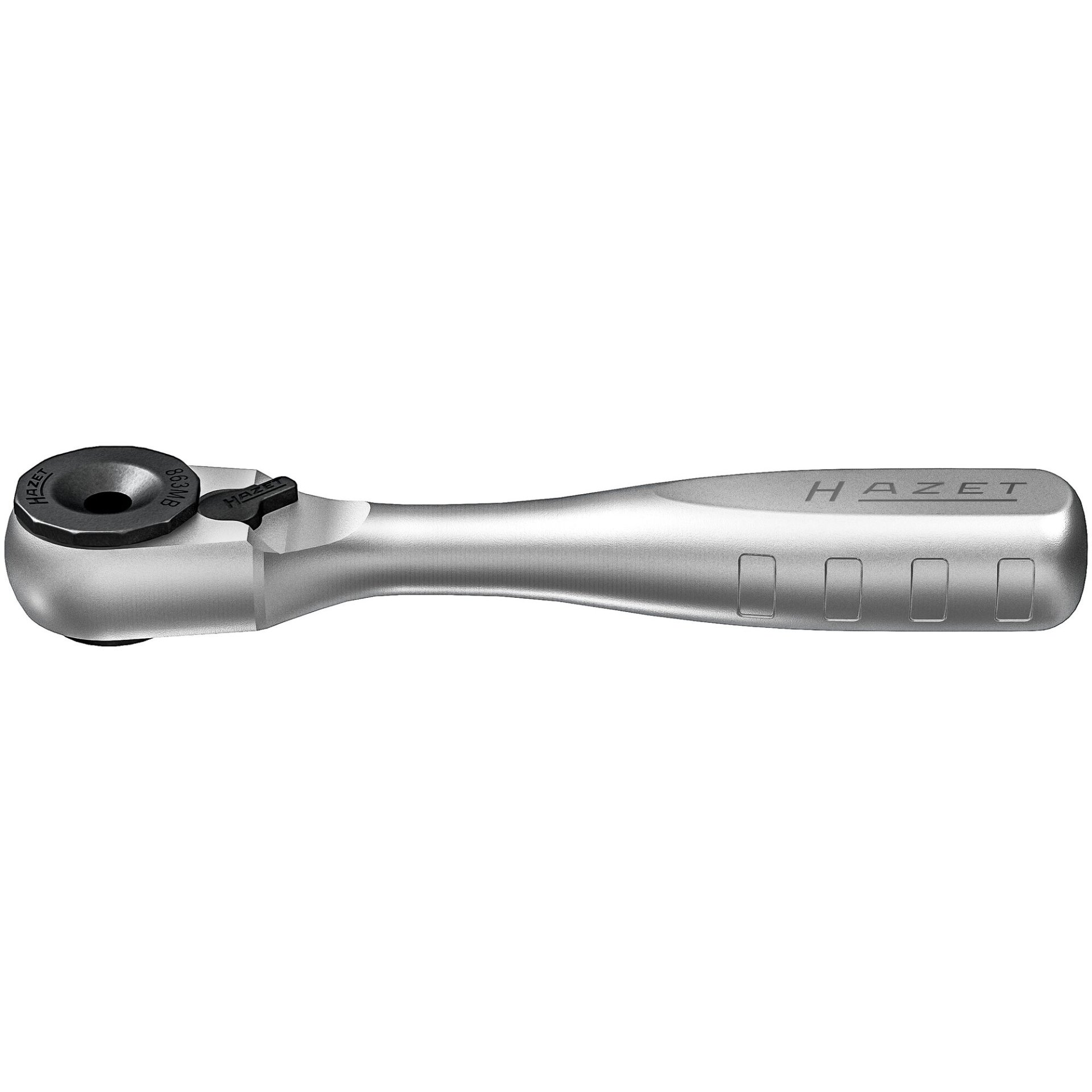 HAZET Umschaltknarre ∙ Vollstahl ∙ für Bits 863MB ∙ 1/4 Zoll (6,3 mm) Sechskant hohl ∙ 90 mm