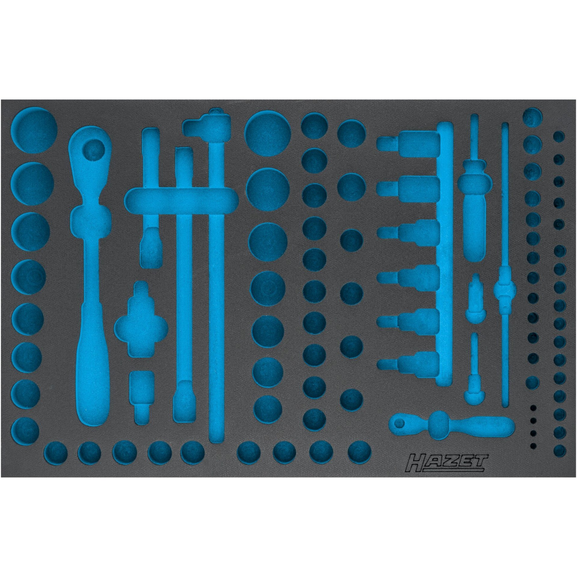HAZET 2-Komponenten Weichschaum-Einlage 163-258L ∙ 519 mm x 342 mm