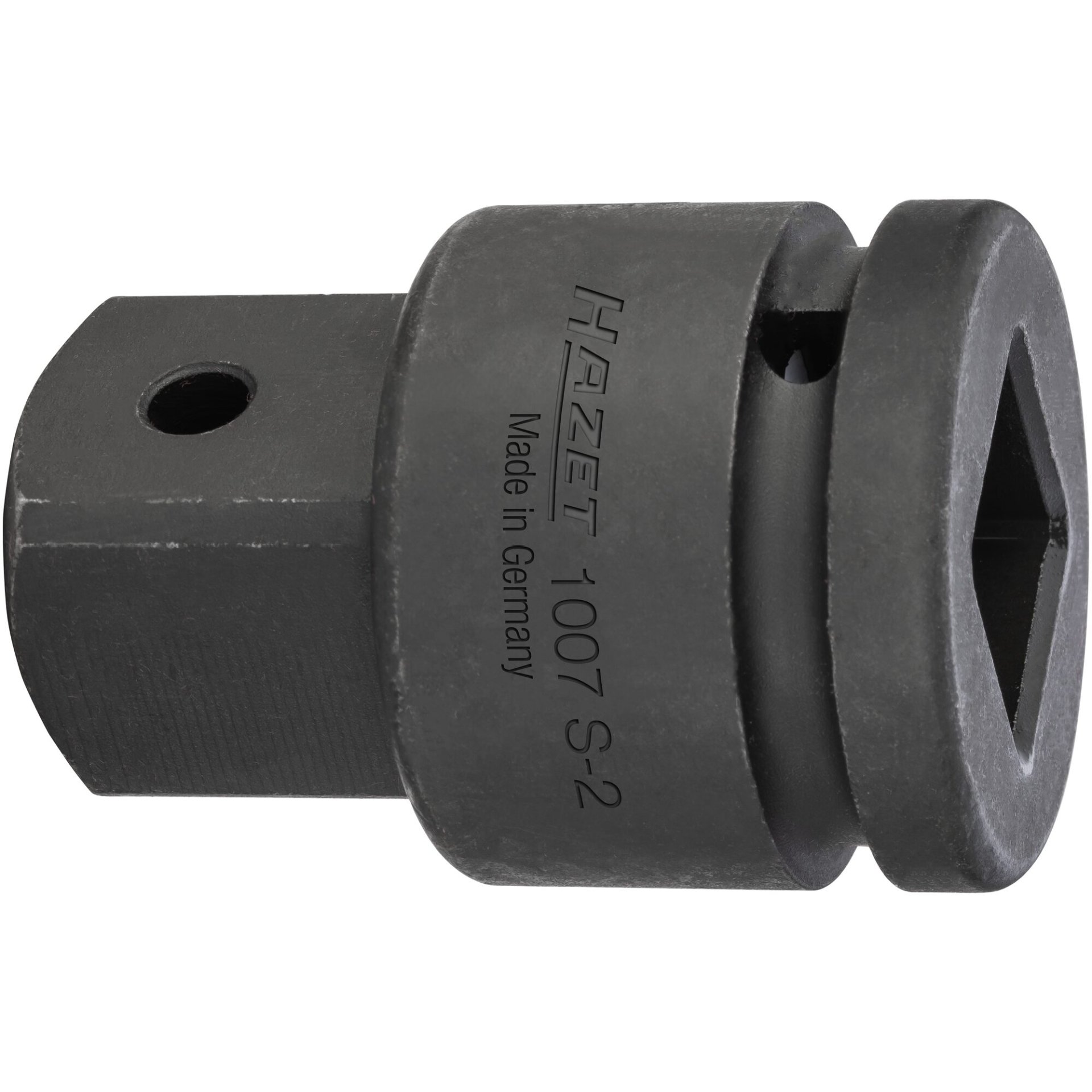 HAZET Amplifier 1007S-2 ∙ 3/4 inch (20 mm) square, hollow ∙ 1 inch (25 mm) square, solid ∙ 65 mm