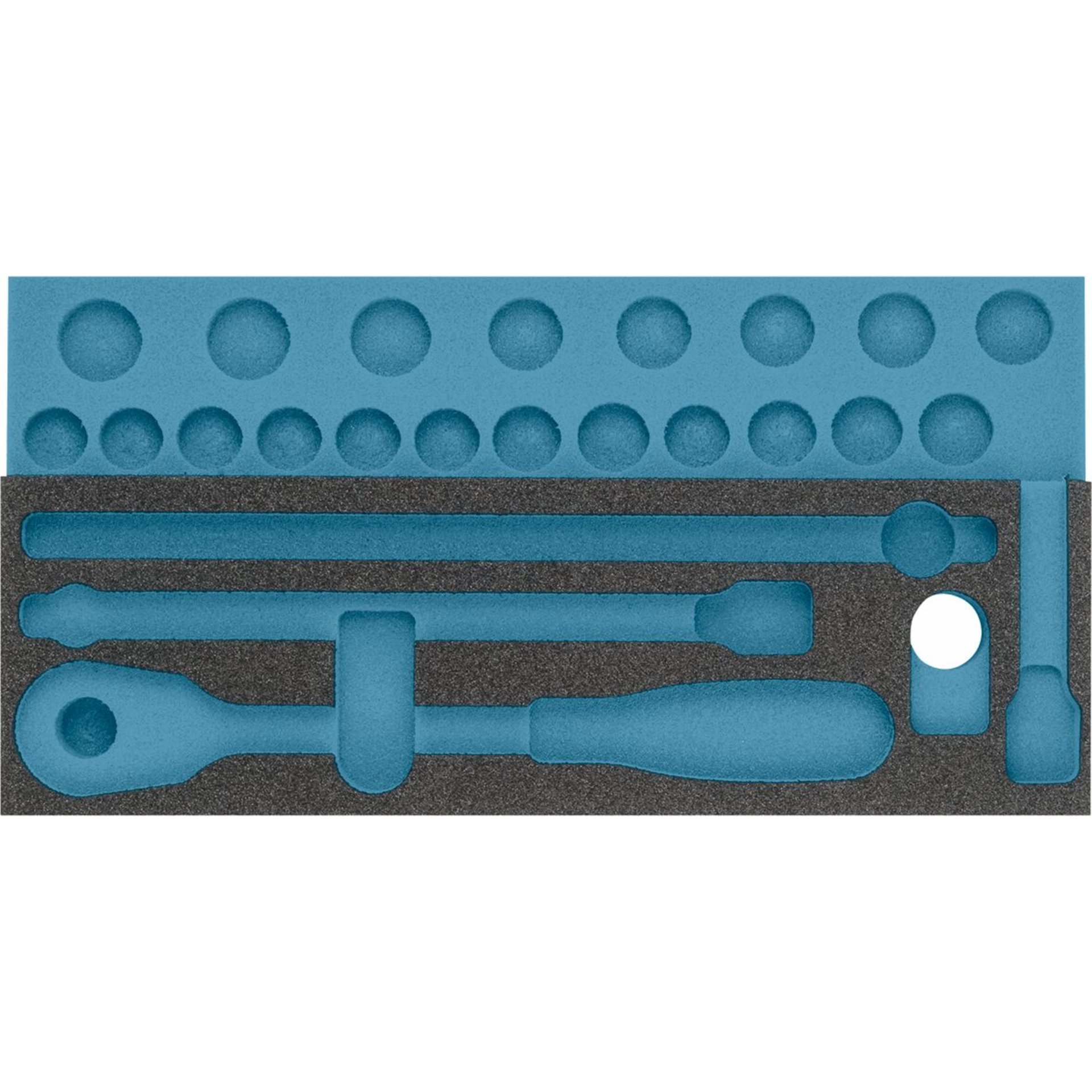 HAZET Garniture en mousse souple bimatière 163-342L ∙ 342 mm x 172 mm