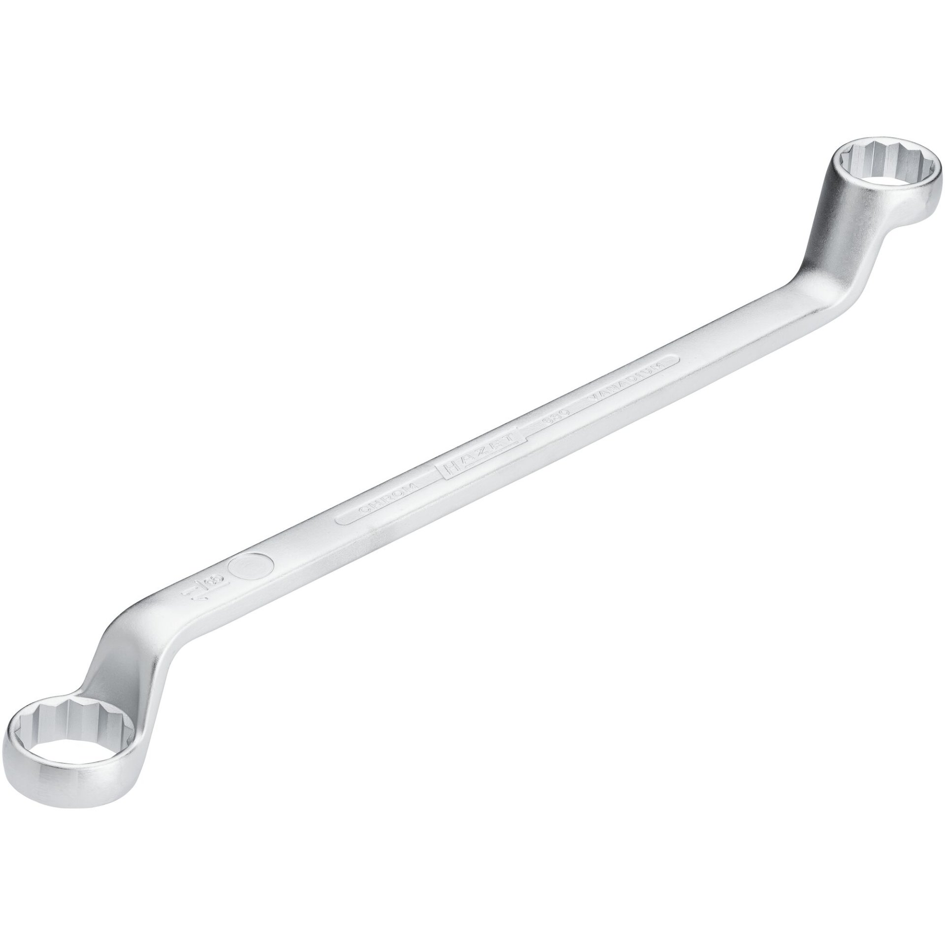 HAZET Double box-end wrench 630A-1X1.1/8 ∙ Outside 12-point profile ∙ size 1 x 1.1⁄8″