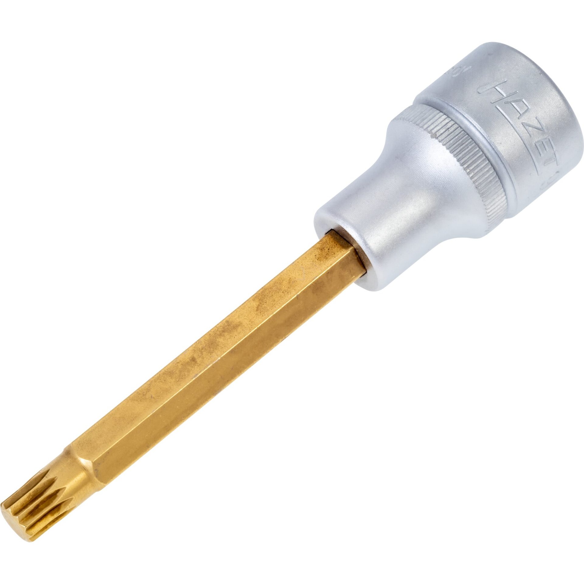 HAZET Douille mâle 990LG-8 ∙ Carré creux 1/2 pouce (12,5 mm) ∙ Profil denture multiple intérieur XZN ∙ taille M8