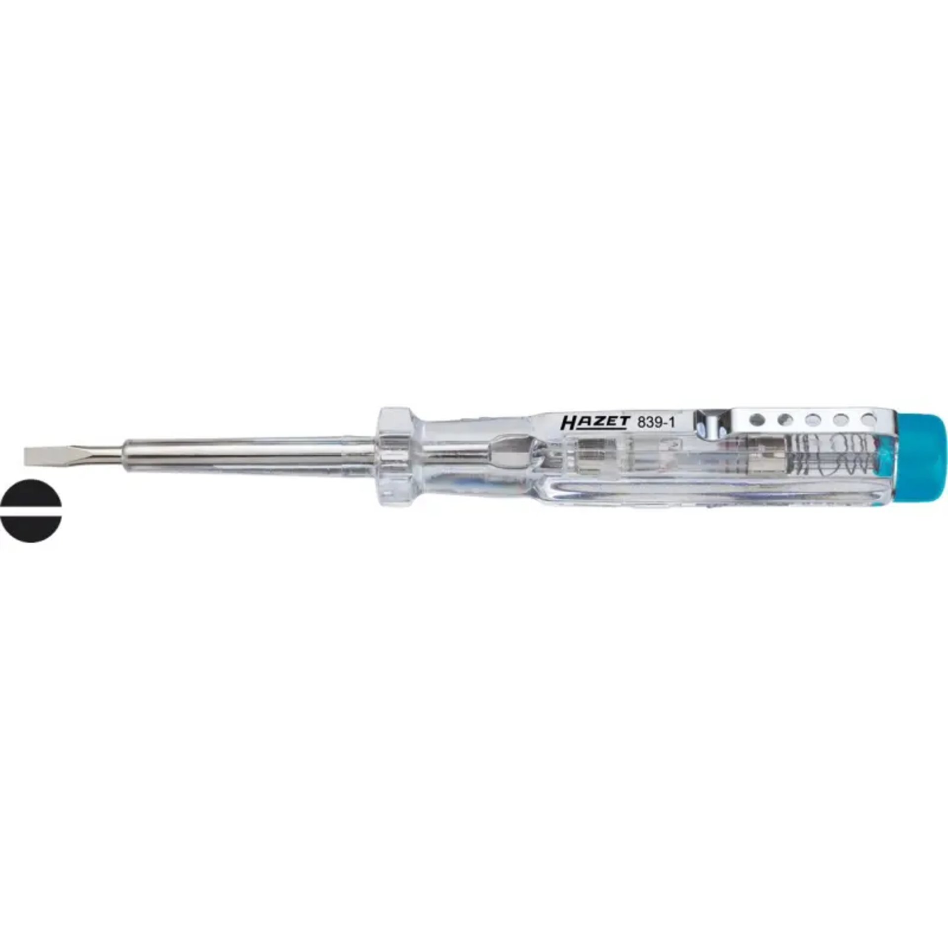HAZET Fasetester 839-1 ∙ Sleufprofiel ∙ SW 0,5 x 2,8 mm