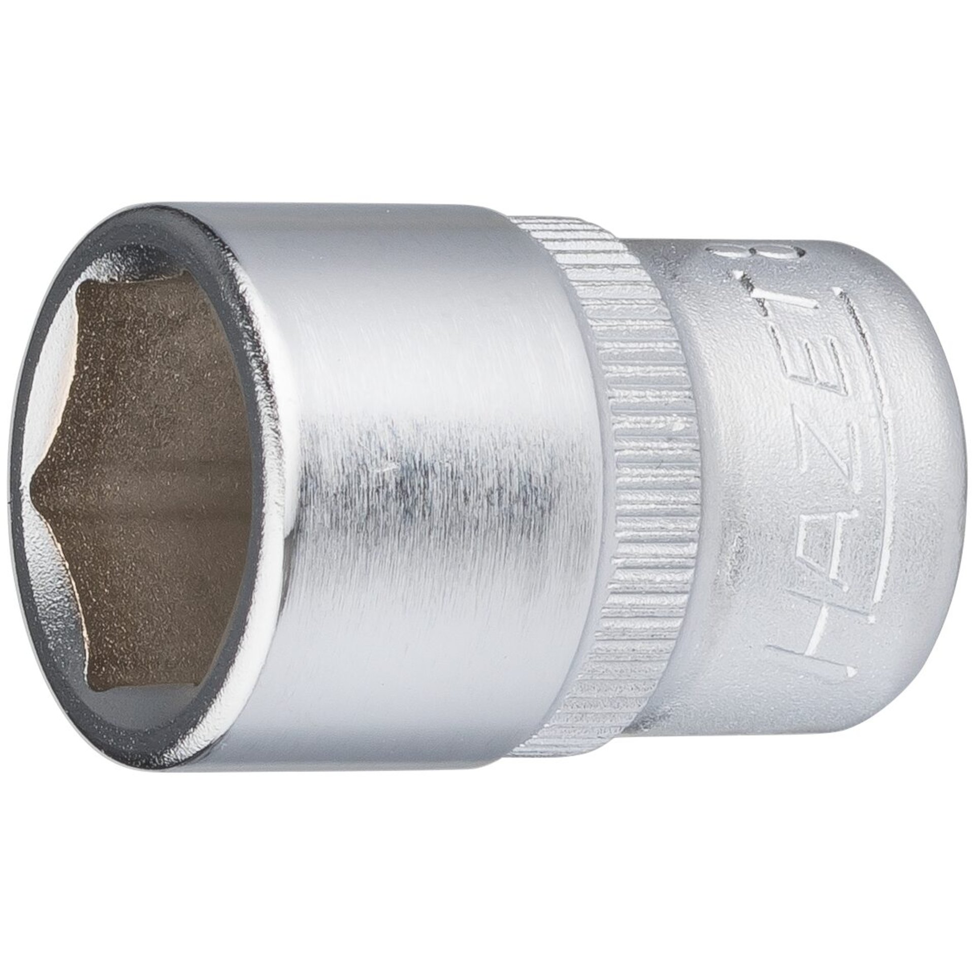 HAZET Steckschlüsseleinsatz 850-12 ∙ 1/4 Zoll (6,3 mm) Vierkant hohl ∙ Außen-Tractionsprofil Sechskant ∙ SW 12 mm
