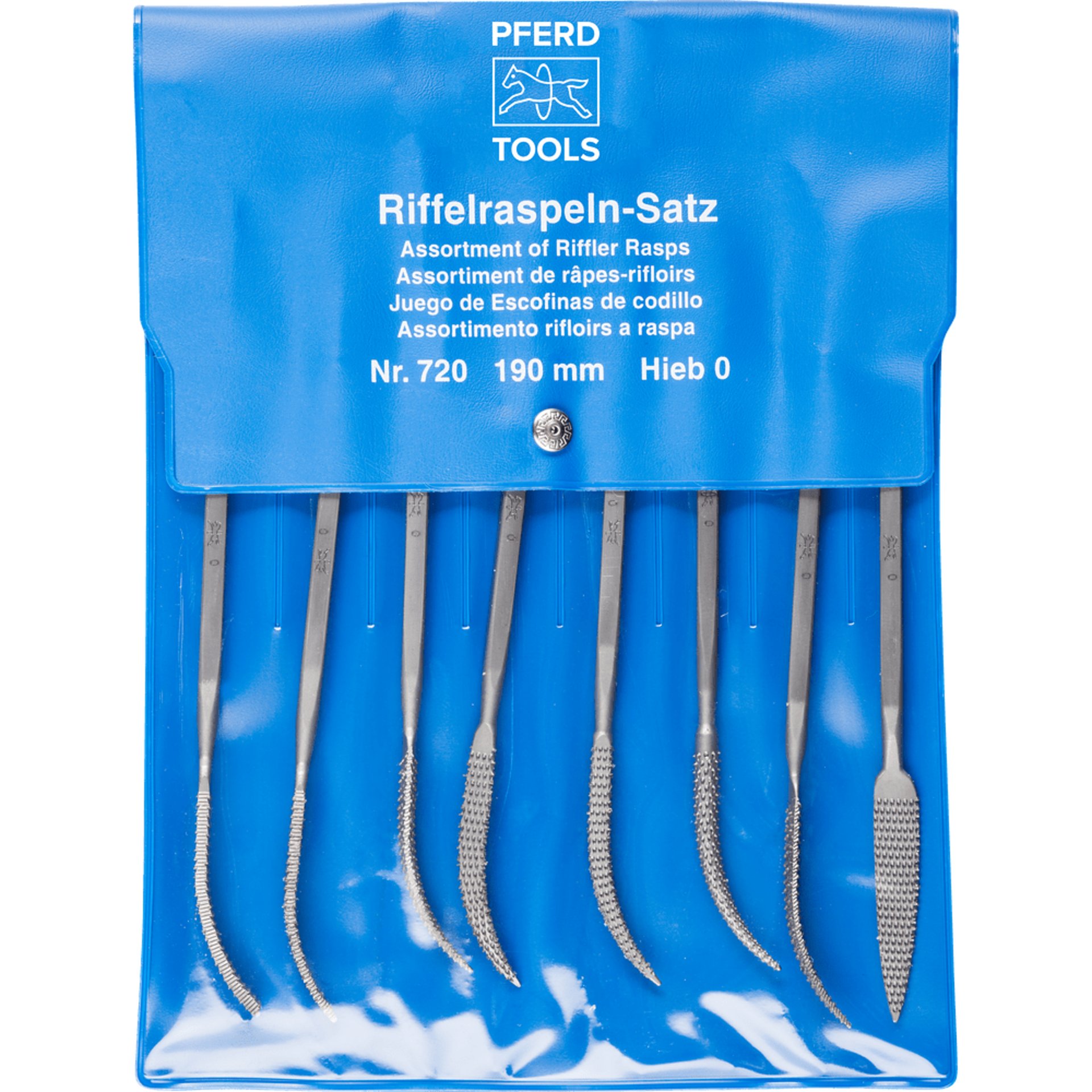 PFERD TOOLS Riffelfeilen-/Riffelraspel-Set