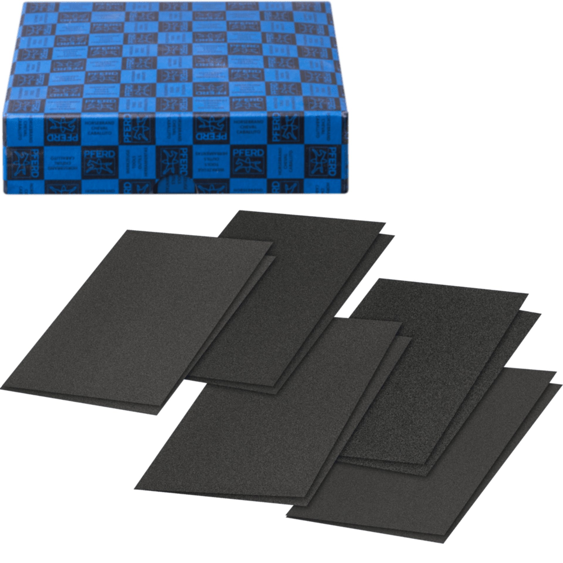 Blattware-Set Gewebe blau