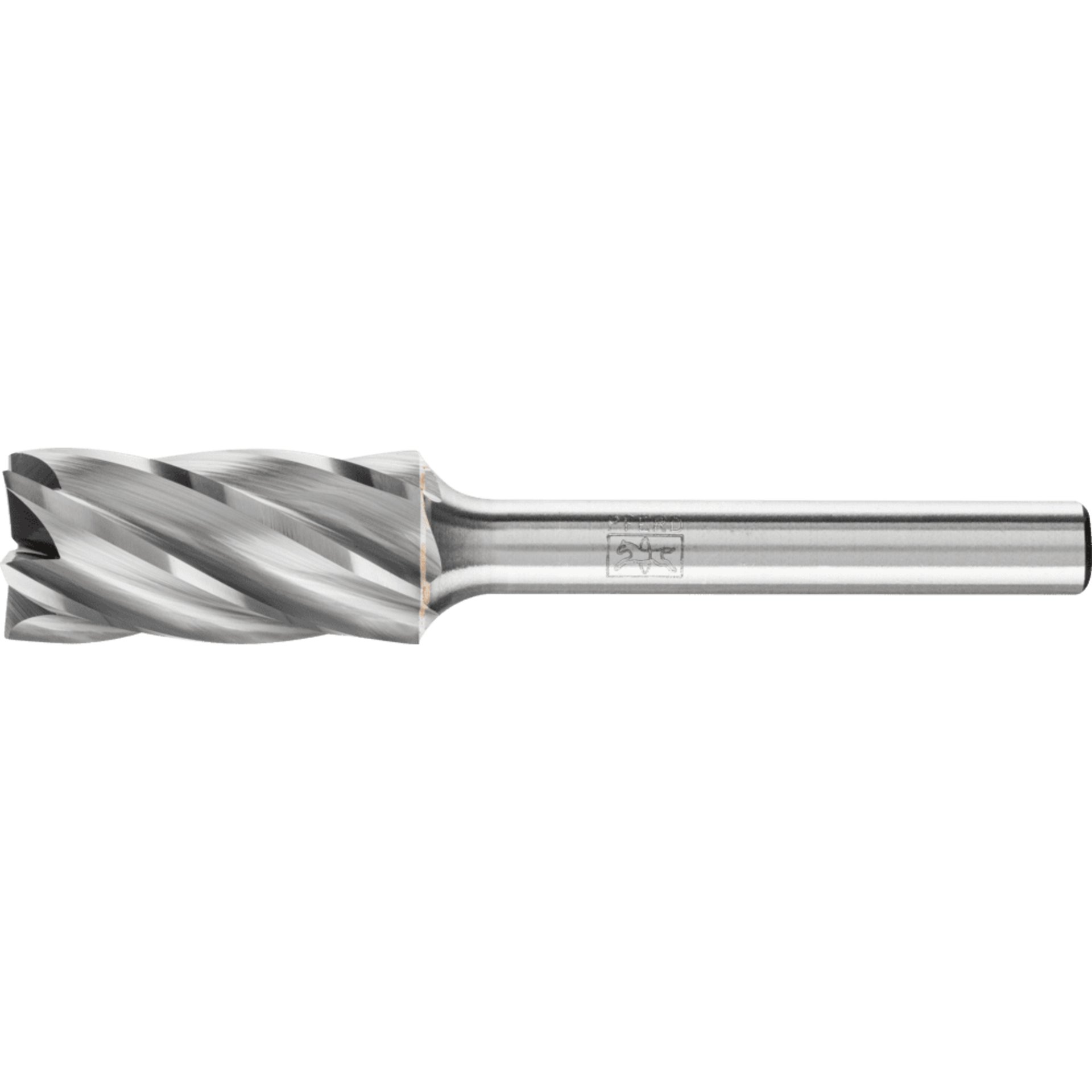 Hartmetallfrässtifte für Hochleistung, ALU, Zylinderform ZYAS mit Stirnverzahnung