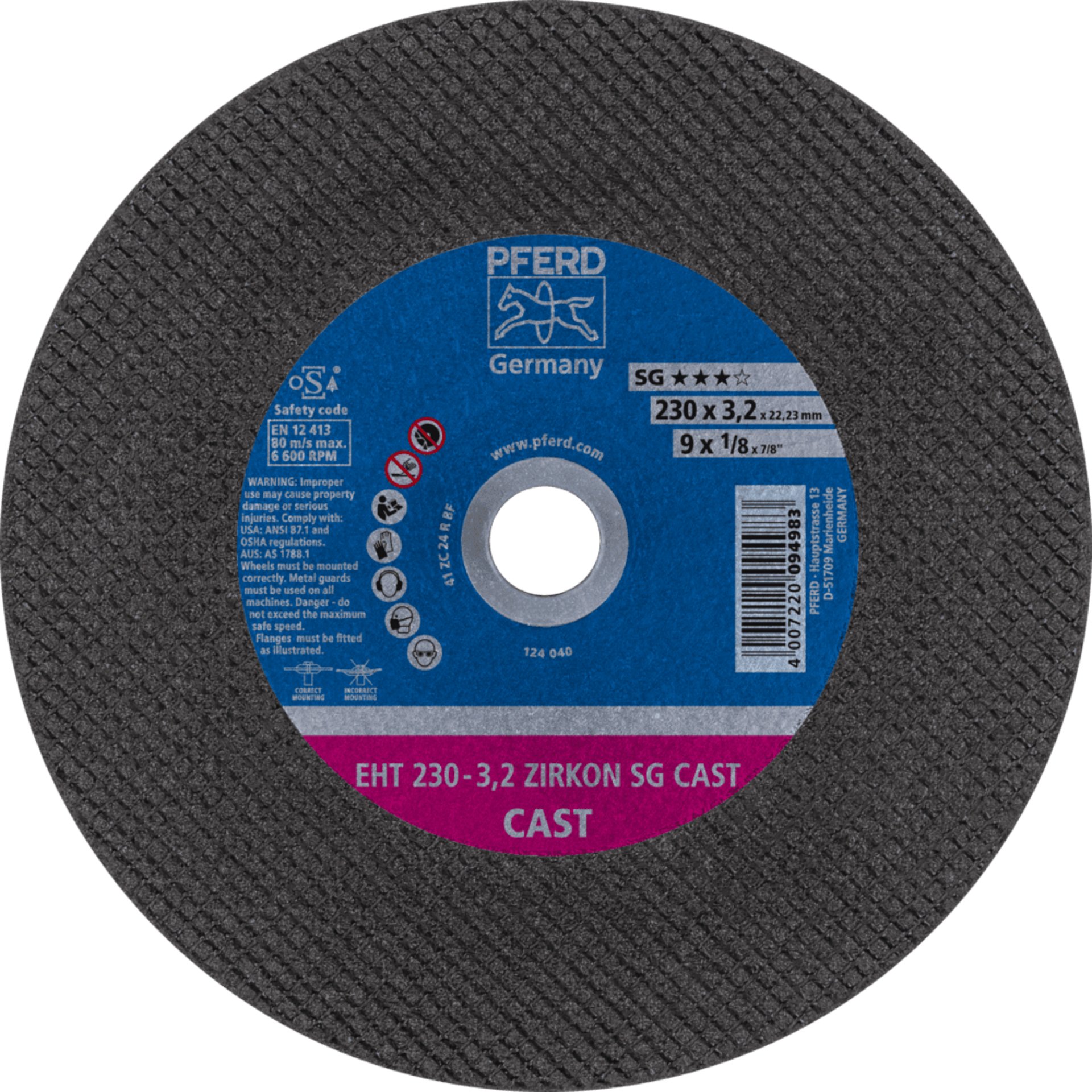 Trennscheiben ZIRKON SG CAST ★★★☆