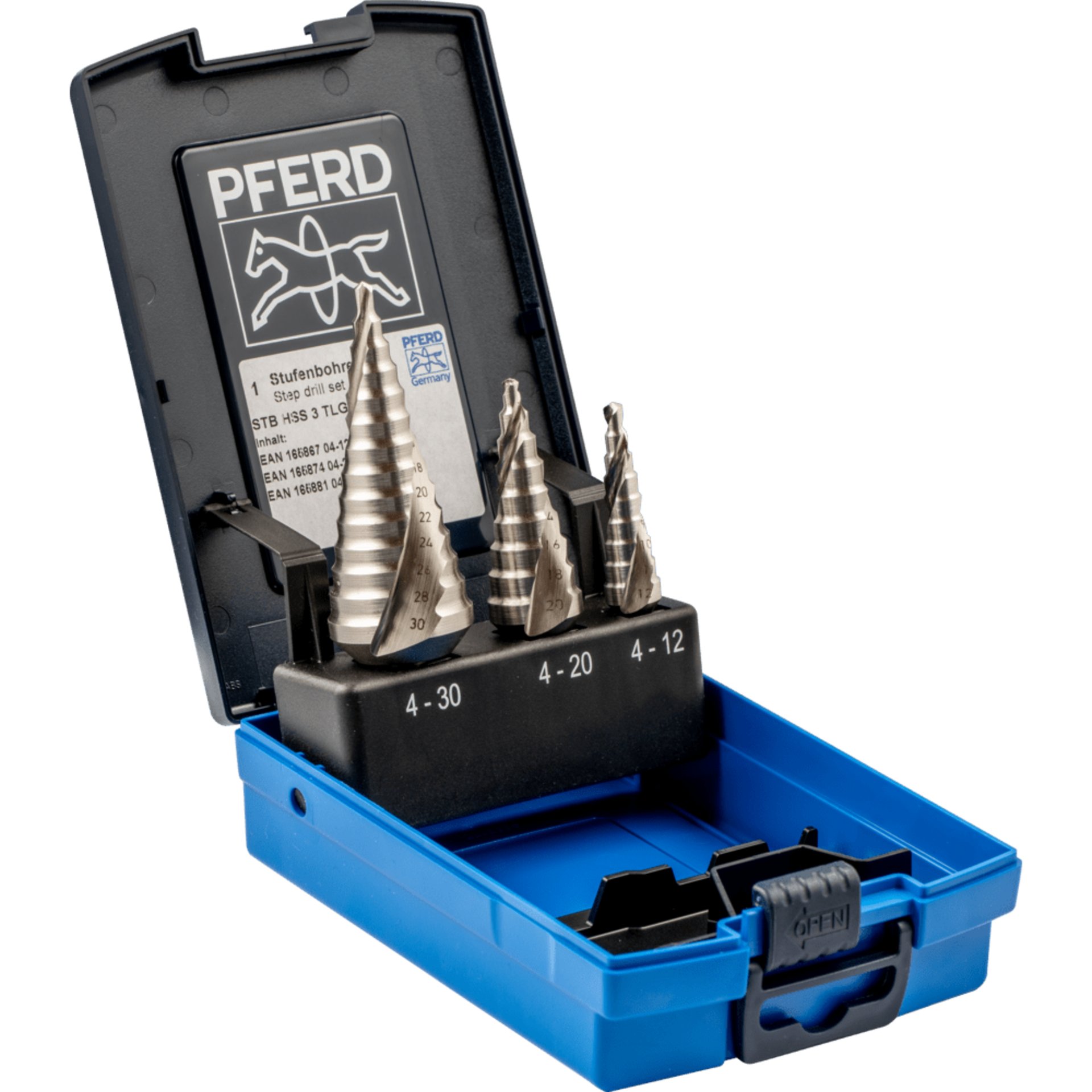 PFERD TOOLS Bohr- und Senkwerkzeuge SET STB HSS 3