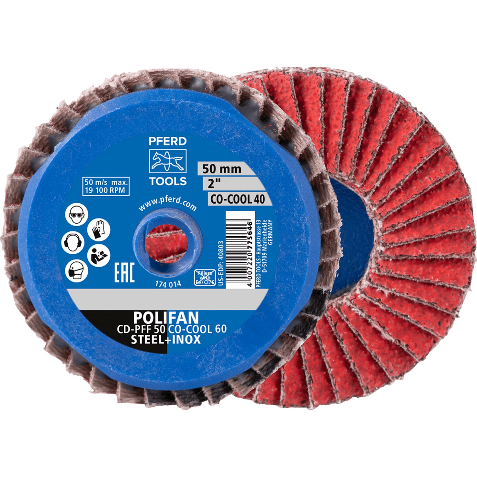 PFERD TOOLS COMBIDISC-Schleifwerkzeuge CD-PFF CO-COOL