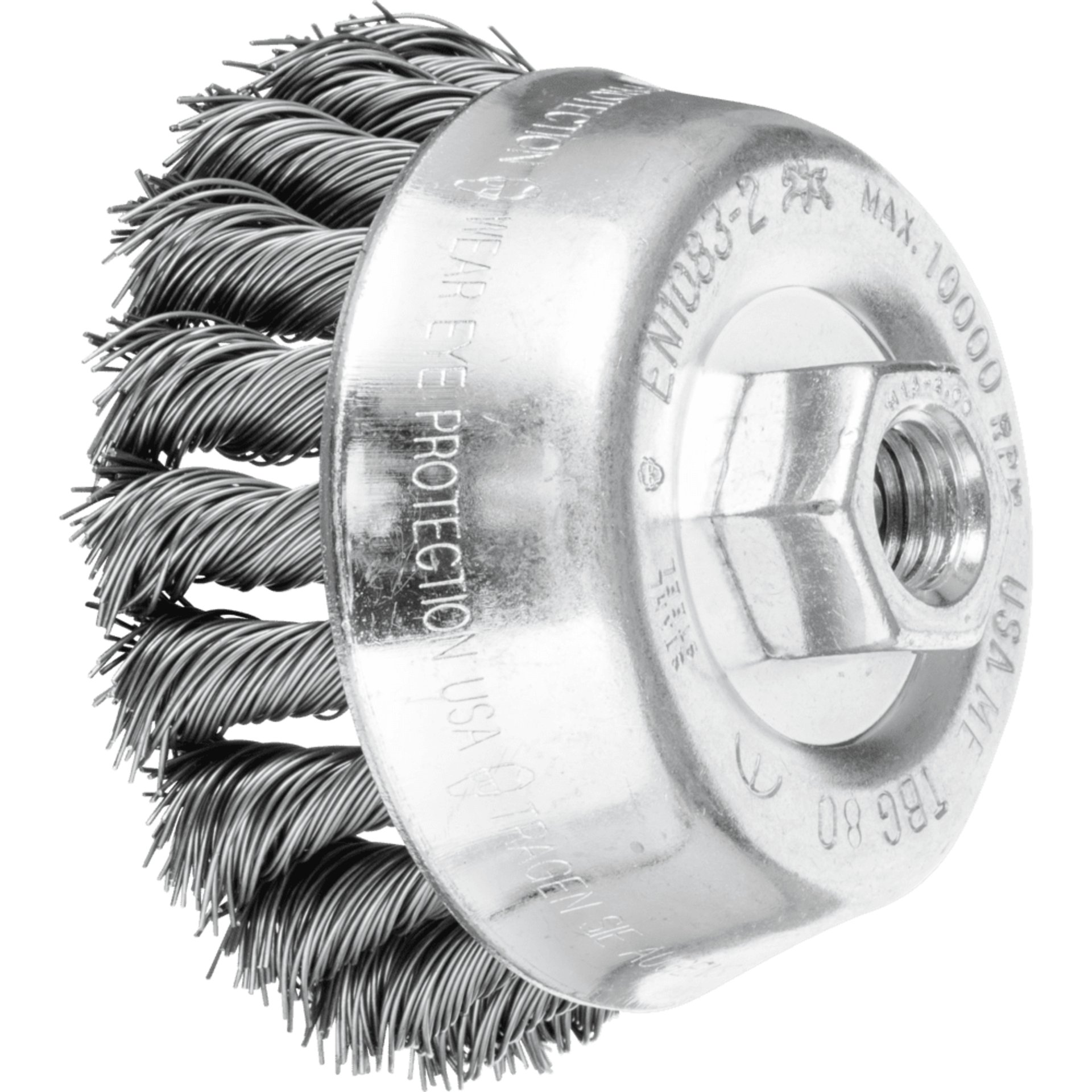 PFERD TOOLS Topfbürsten mit Gewinde POS TBG 80/M14 ST 0,50