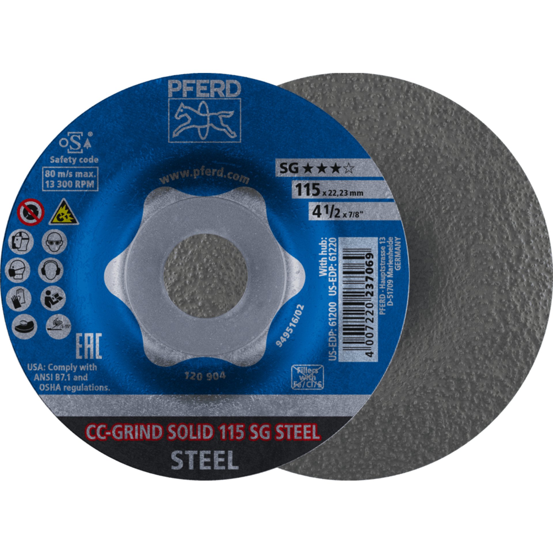 PFERD TOOLS CC-GRIND (inkl. SOLID, FLEX, STRONG) CC-GRIND SOLID SG STEEL