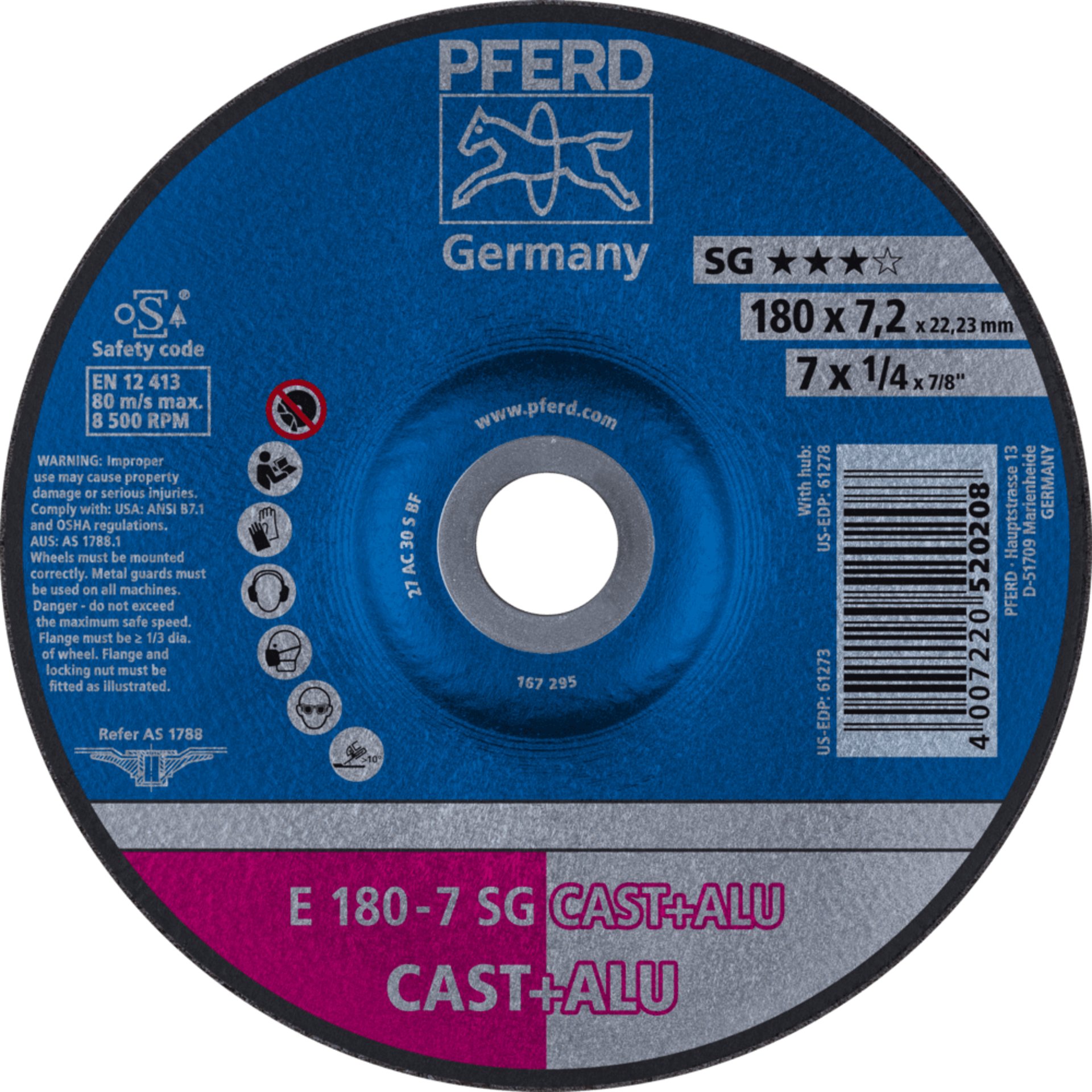 PFERD TOOLS Schruppscheiben E SG CAST+ALU