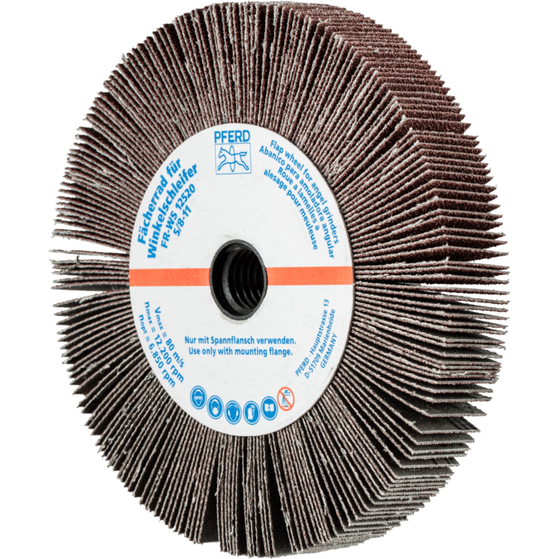 PFERD TOOLS Fächerschleifwerkzeuge FR WS 12520 5/8-11 A 60