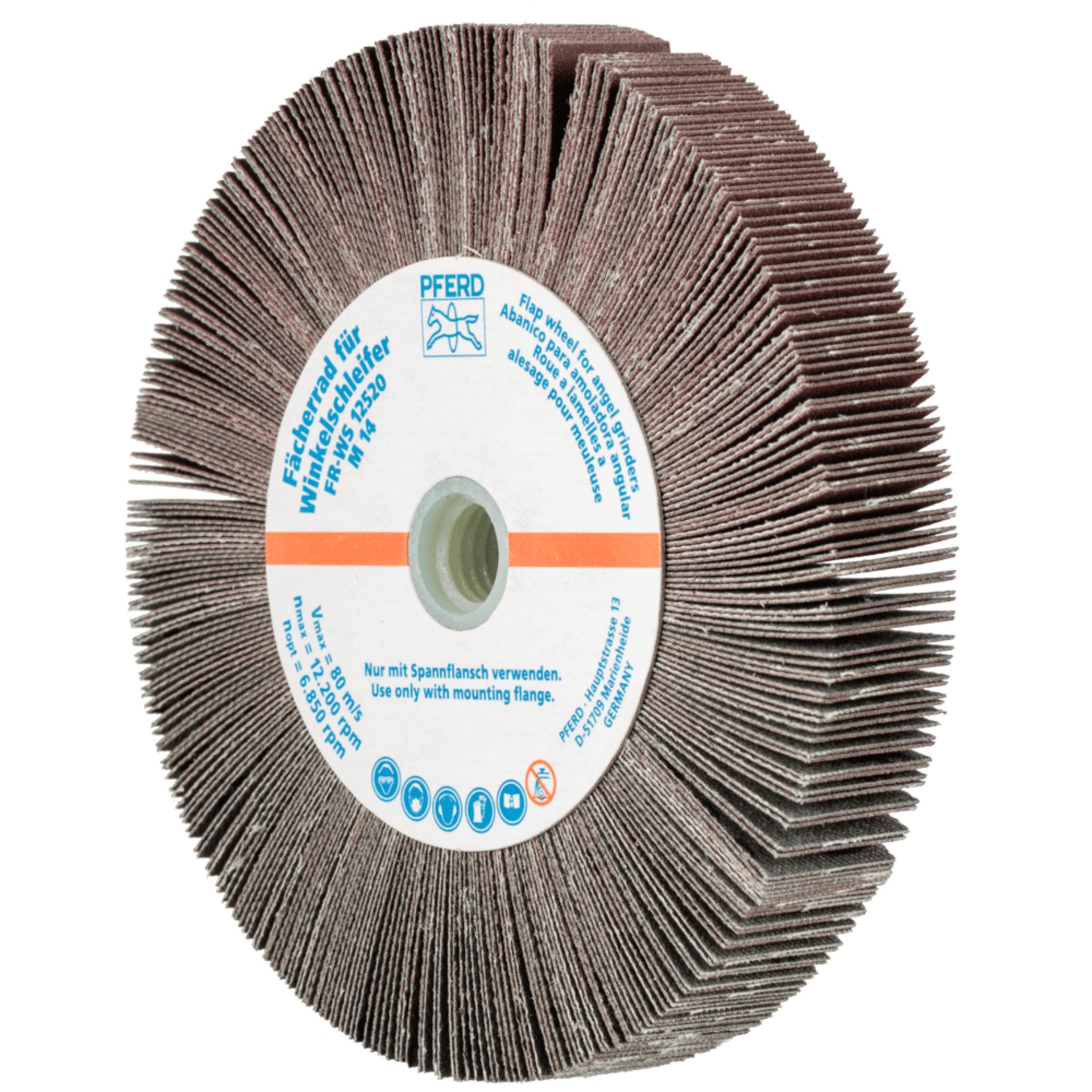 PFERD TOOLS Fächerschleifwerkzeuge FR WS 12520 M14 A 320