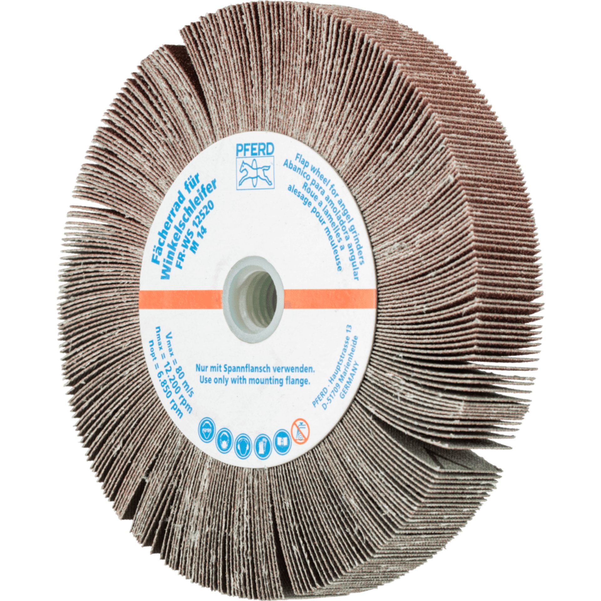 PFERD TOOLS Fächerschleifwerkzeuge FR WS 12520 M14 A 120