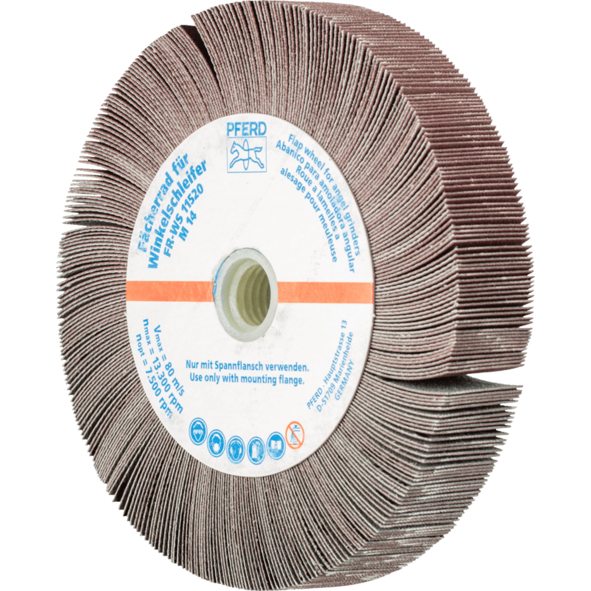 PFERD TOOLS Fächerschleifwerkzeuge FR WS 11520 M14 A 320