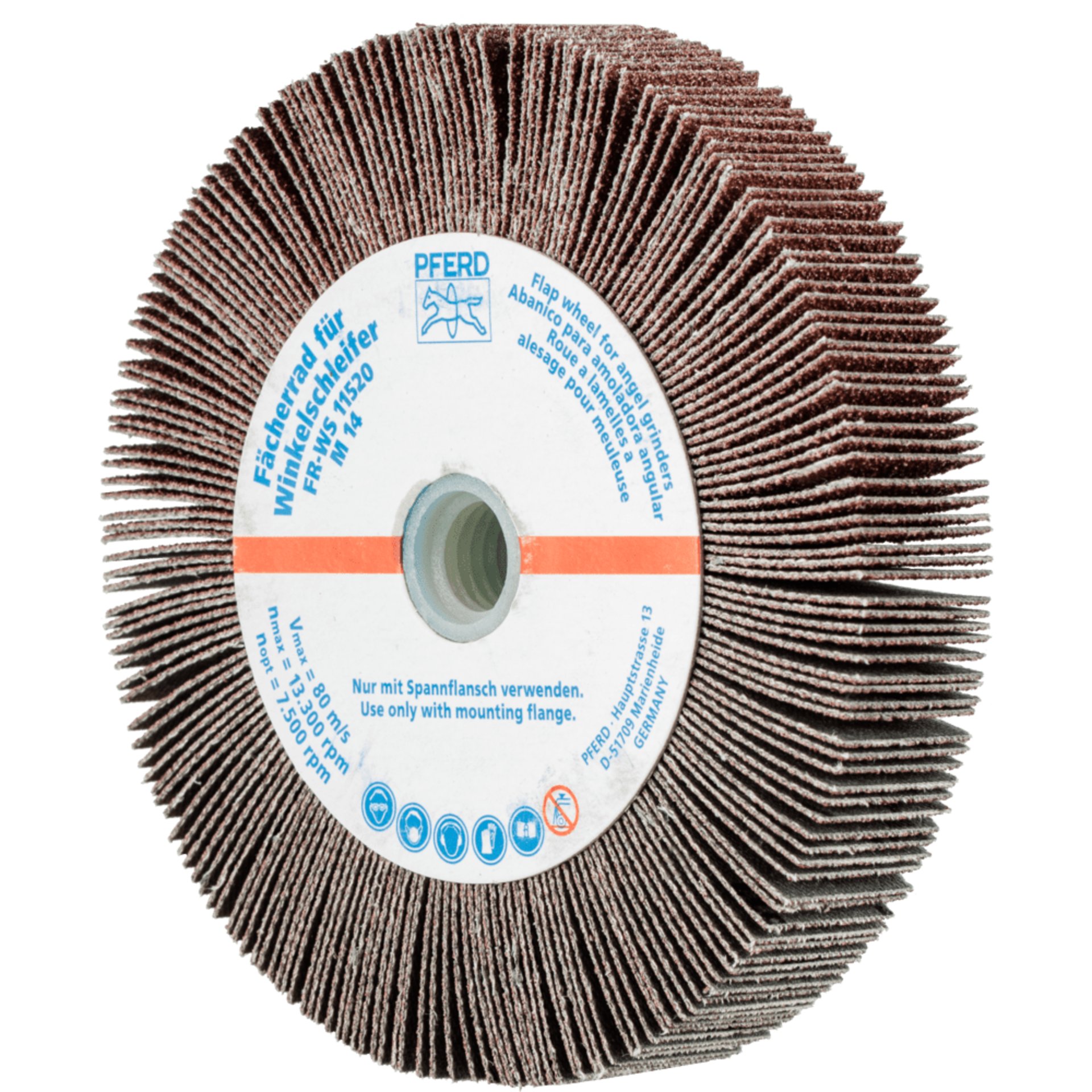 PFERD TOOLS Fächerschleifwerkzeuge FR WS 11520 M14 A 60