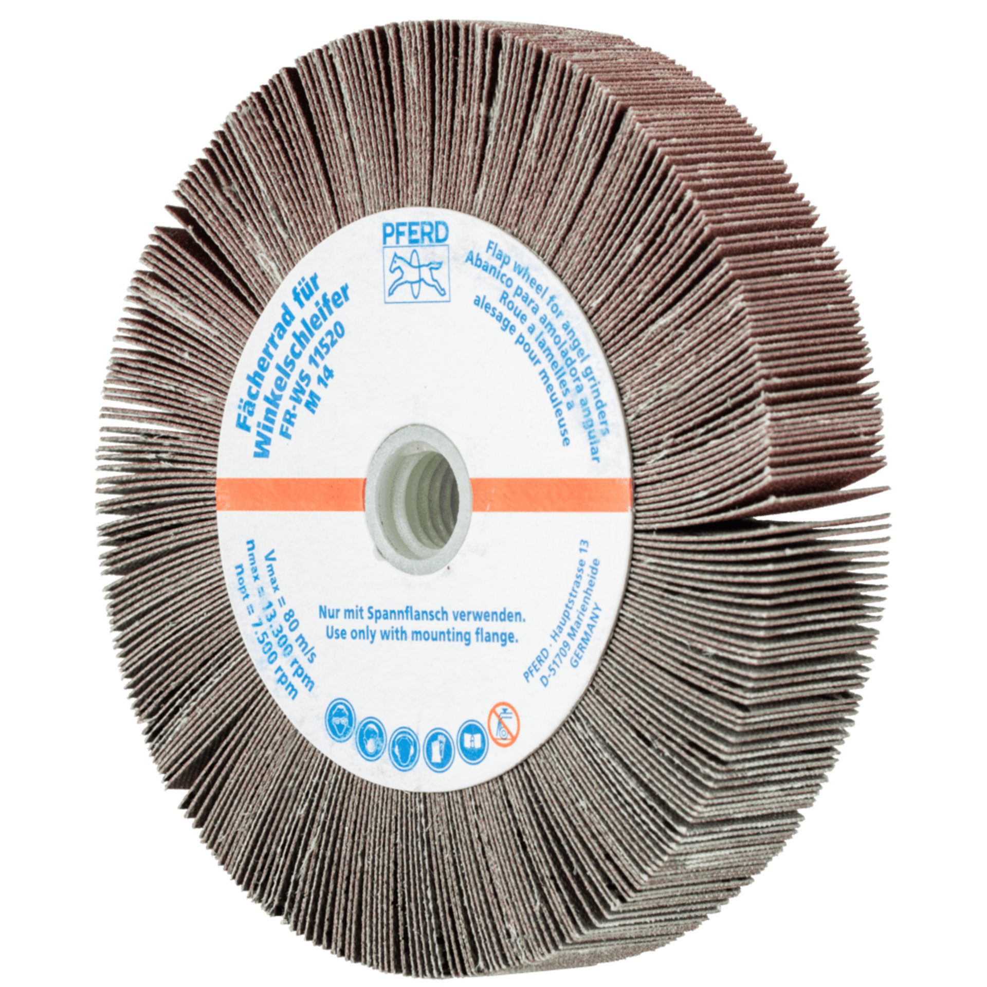 PFERD TOOLS Fächerschleifwerkzeuge FR WS 11520 M14 A 240
