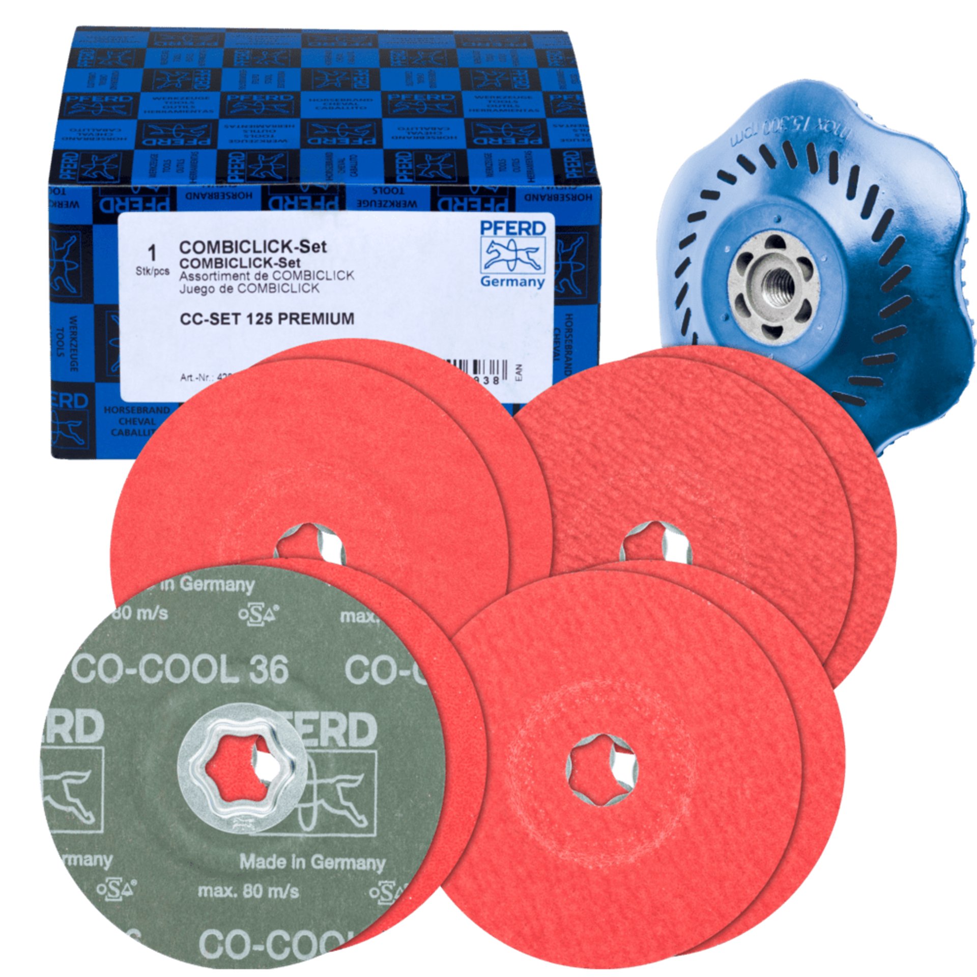 PFERD TOOLS COMBICLICK CC-SET 125 PREMIUM