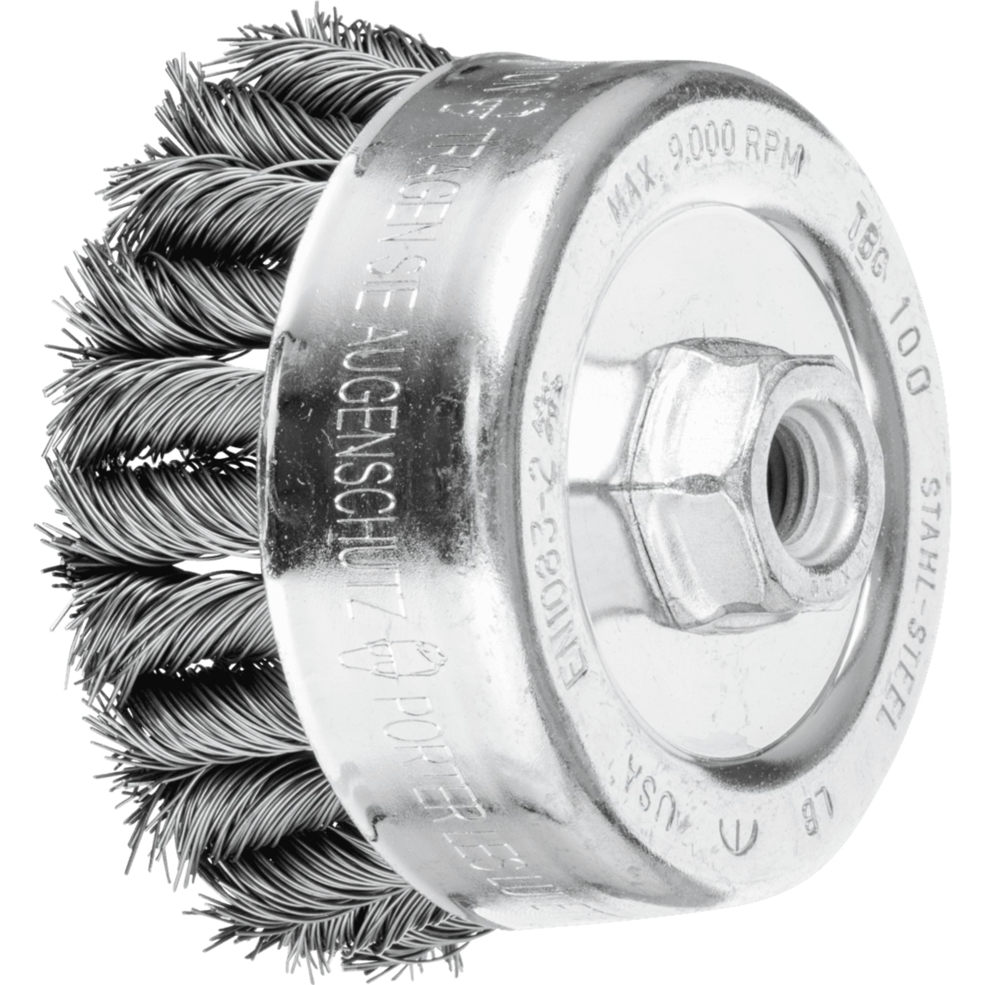 PFERD TOOLS Topfbürsten mit Gewinde TBG 100/M14 CT ST 0,50