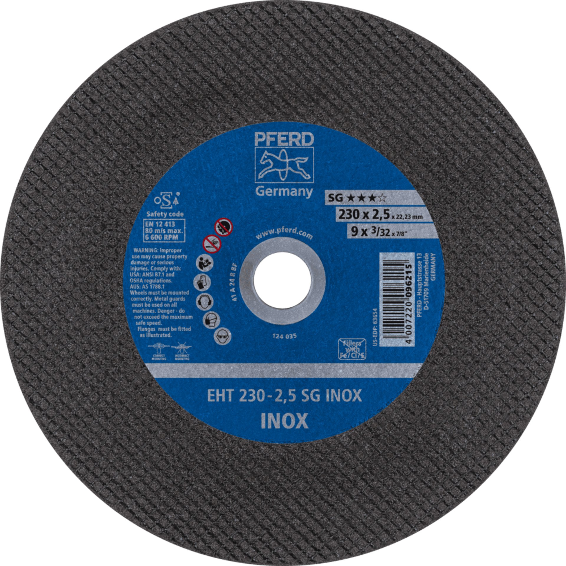 PFERD TOOLS Trennscheiben EHT 230-2,5 SG INOX