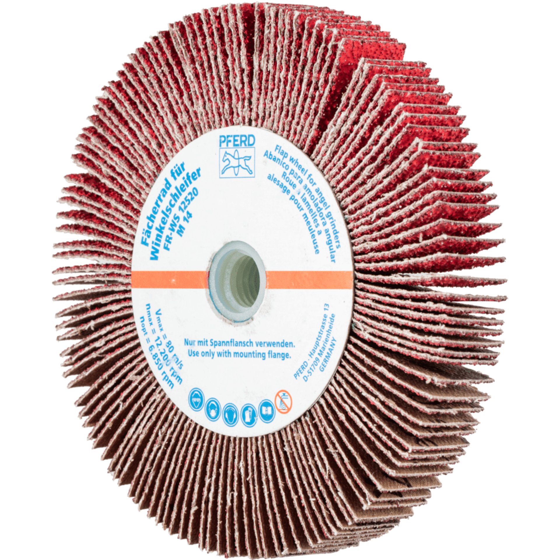 PFERD TOOLS Fächerschleifwerkzeuge FR WS 12520 M14 CO-COOL 40