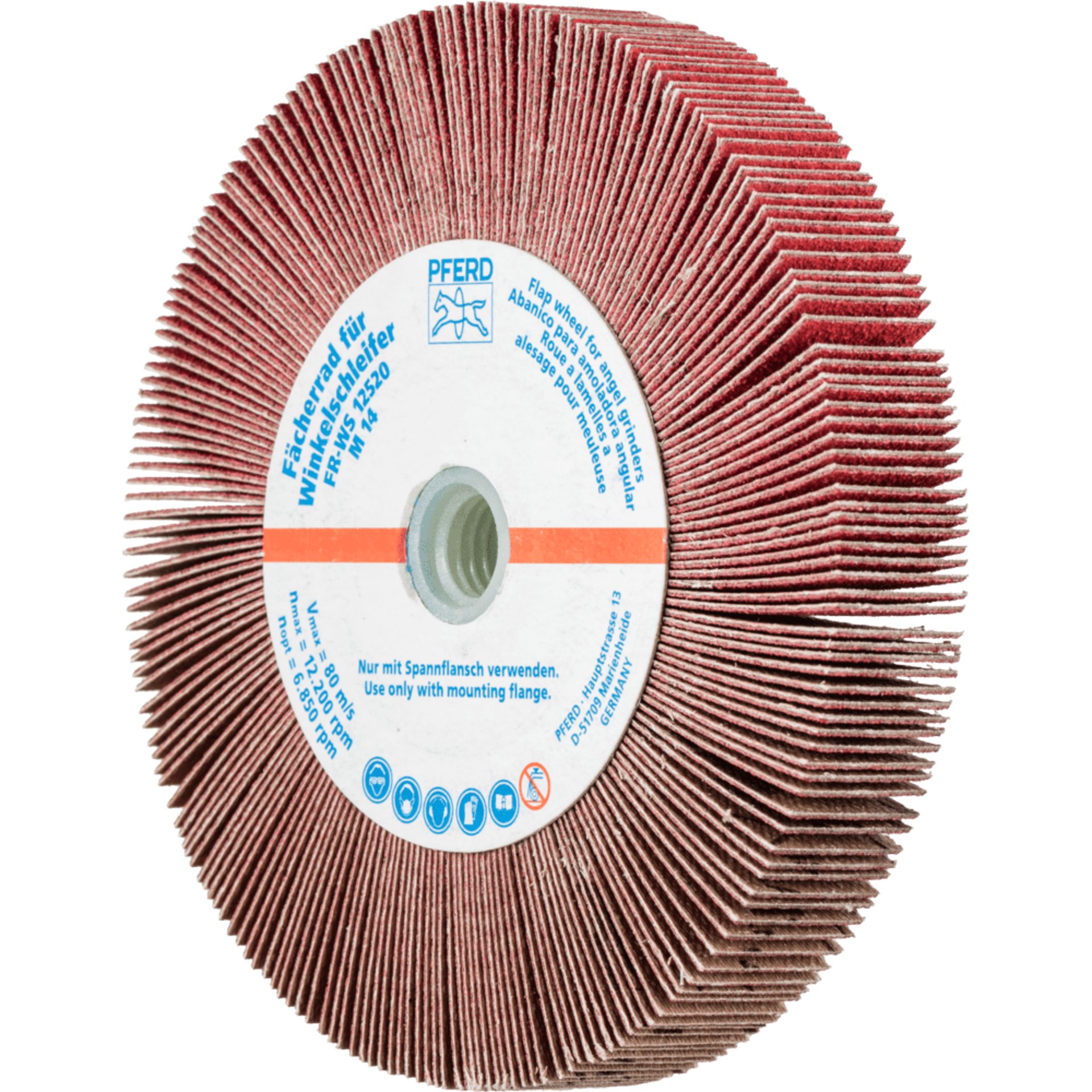 PFERD TOOLS Fächerschleifwerkzeuge FR WS 12520 M14 CO-COOL 120
