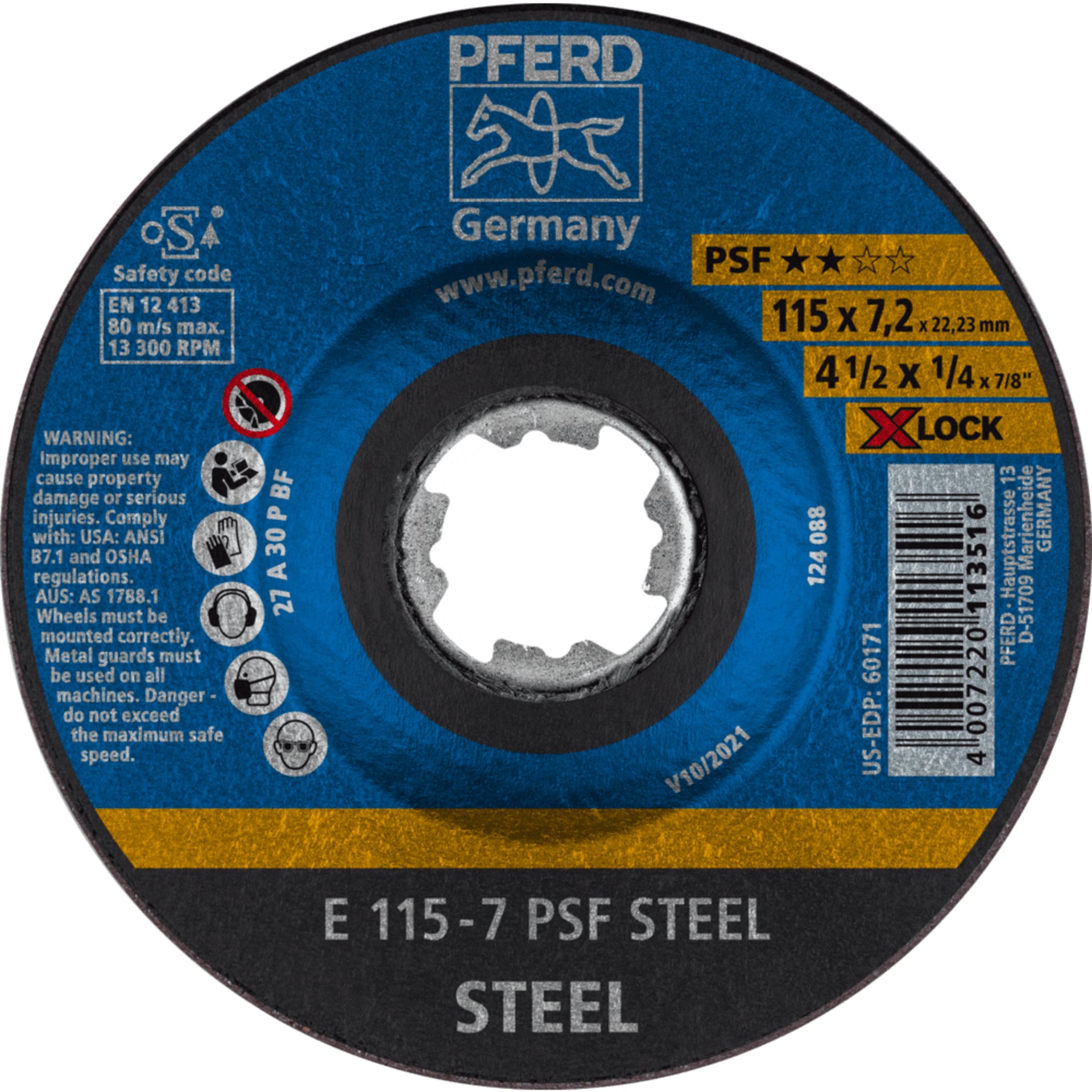 PFERD TOOLS Schruppscheiben E PSF STEEL/X-LOCK