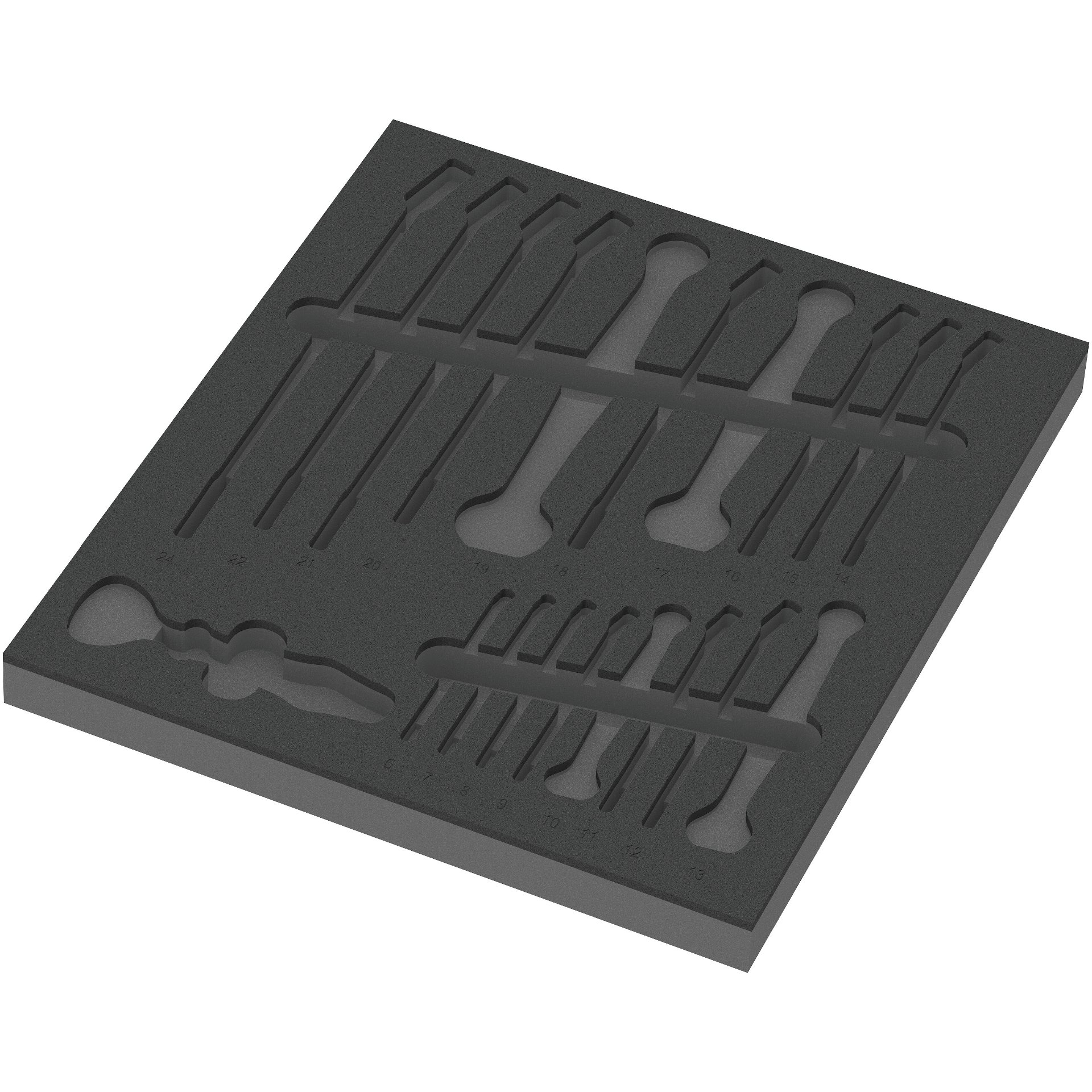 9831 Schaumstoffeinlage 6003 Joker Set 1, ohne Werkzeug