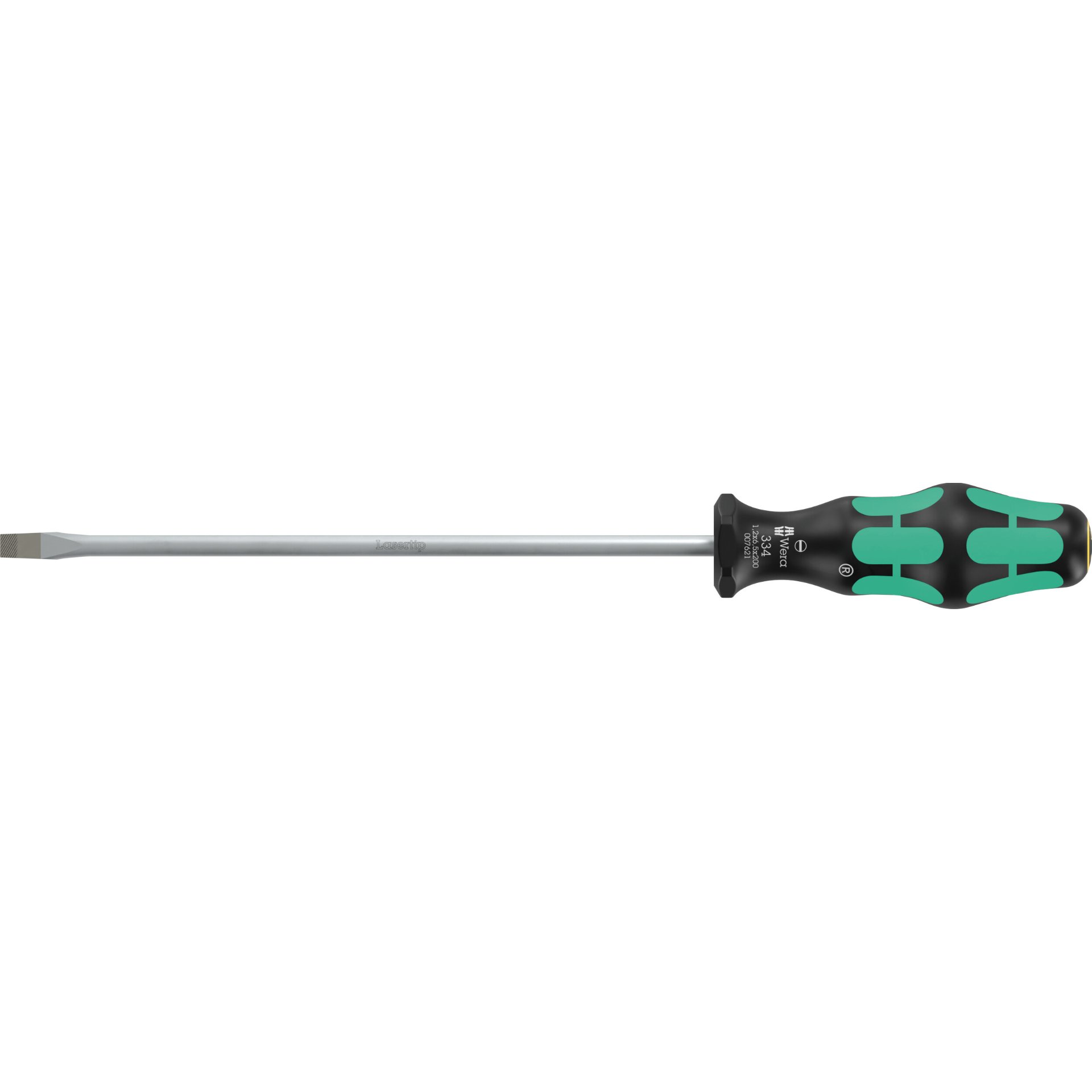 334 Schlitz-Schraubendreher - Werkstattklinge, 1,2 x 6,5 x 200 mm