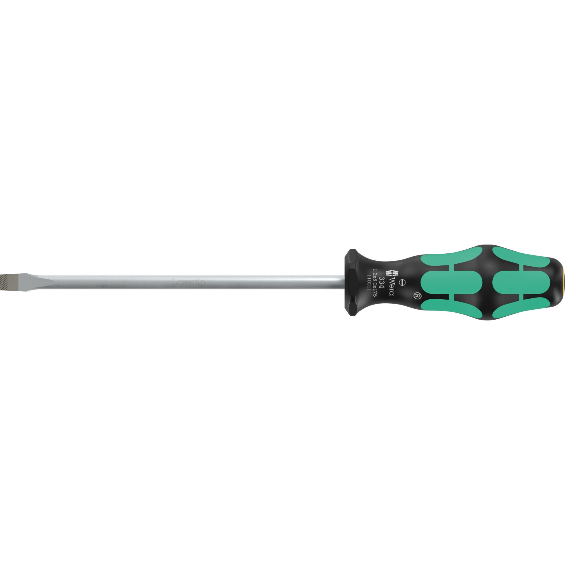 334 Schlitz-Schraubendreher - Werkstattklinge, 1,2 x 8 x 175 mm