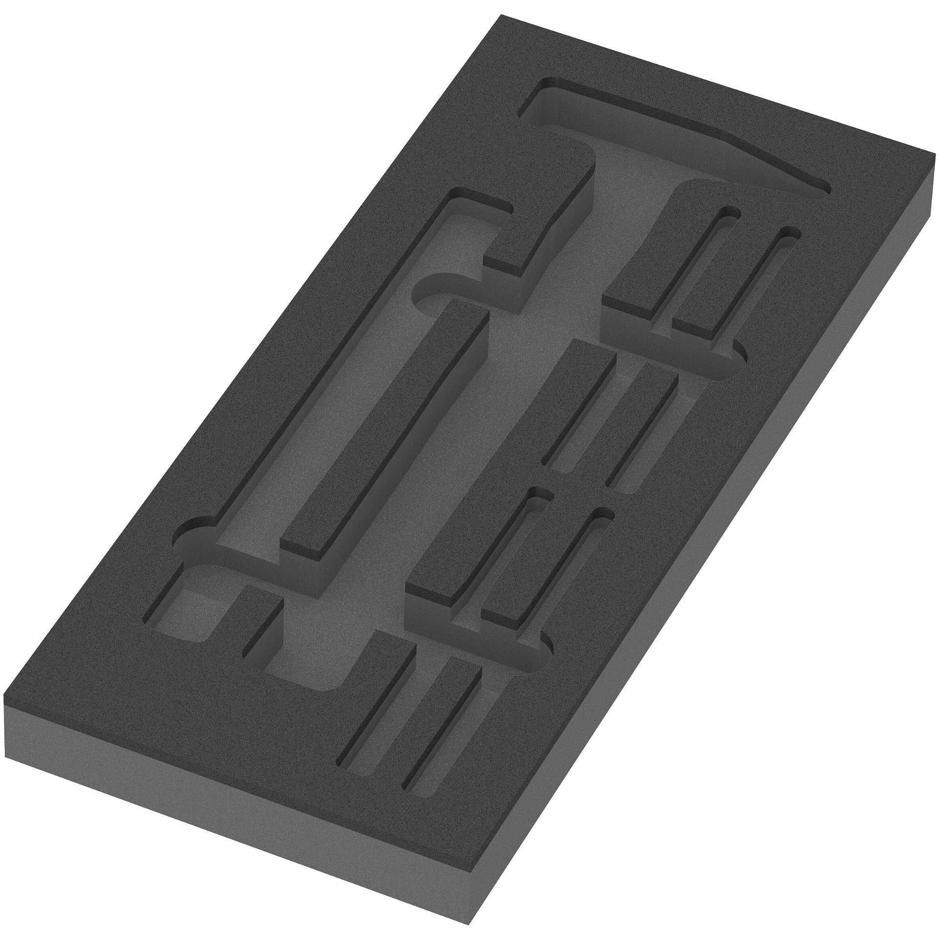 9882 Schaumstoffeinlage Hammer Set 1, ohne Werkzeug