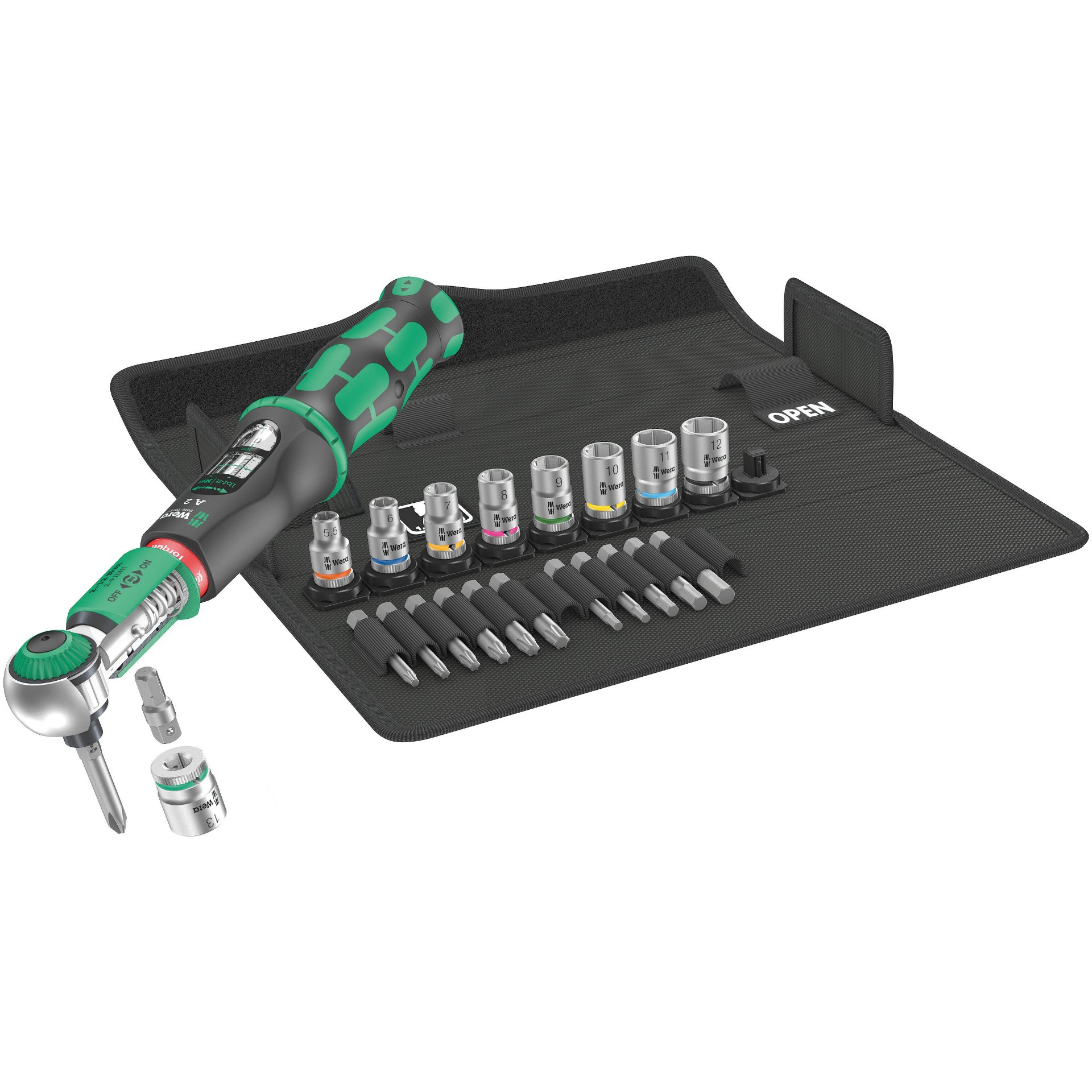 Safe-Torque A 2 Set 1, 1/4" Sechskant, 2-12 Nm, 23-teilig