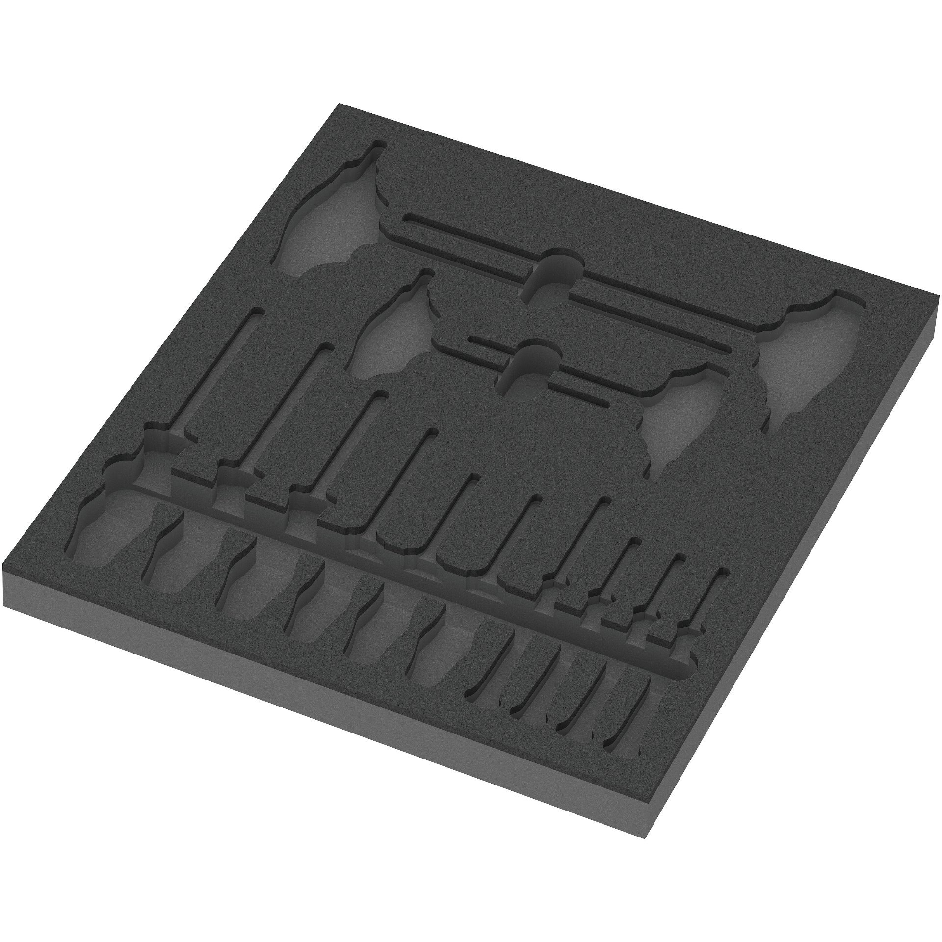 9812 Schaumstoffeinlage TORX® HF Schraubendreher Set 1, ohne Werkzeug