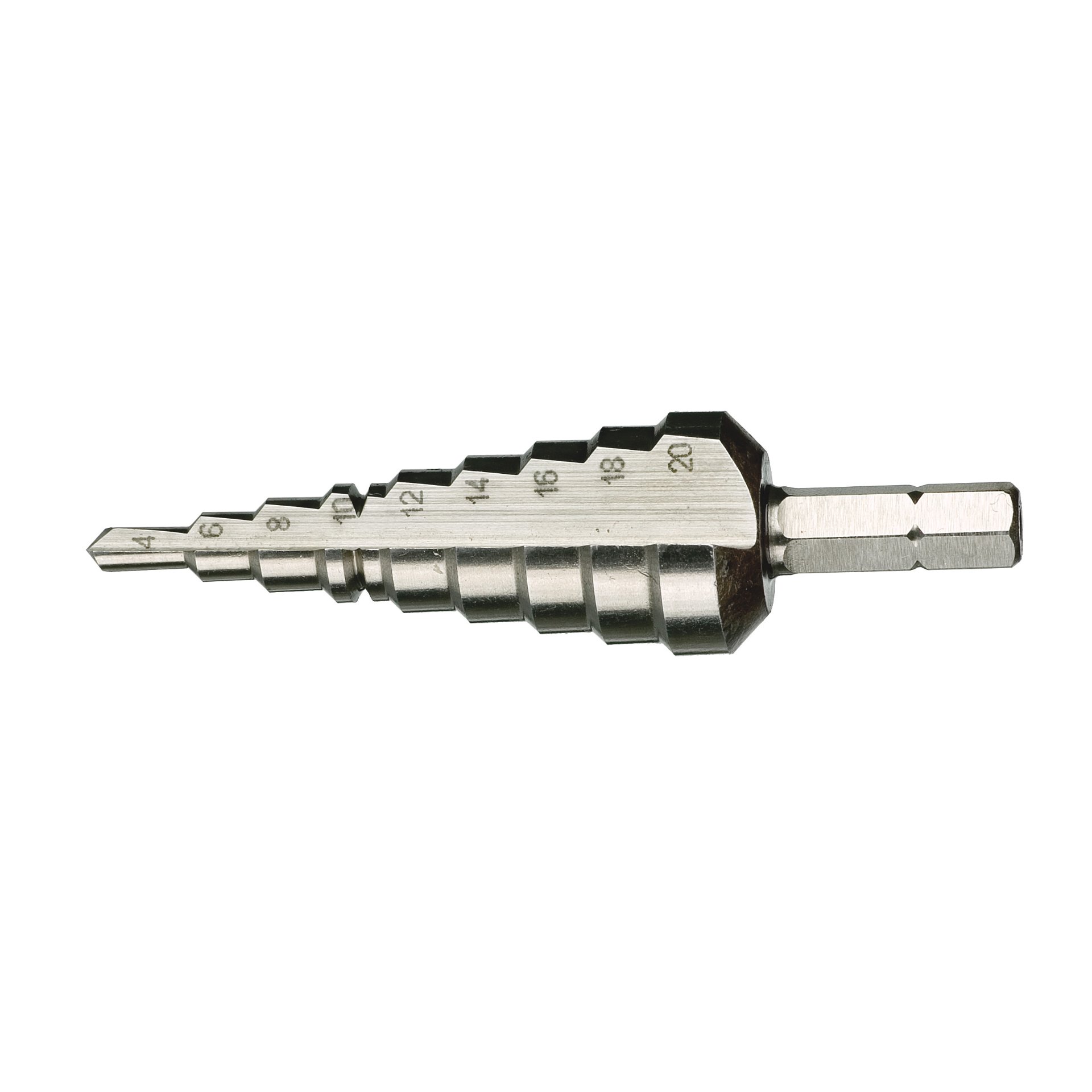 843 Stufenbohrer-Bit, 4-20 mm, 75 mm