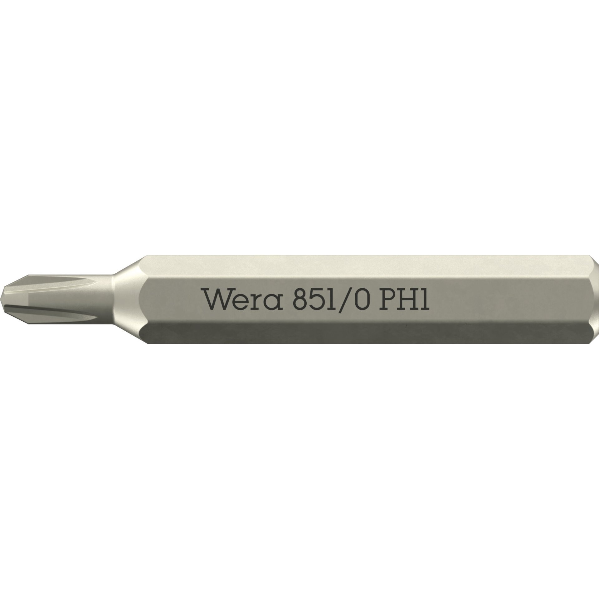 851/0 Micro Bits für Kreuzschlitzschrauben Phillips-Recess, PH 1