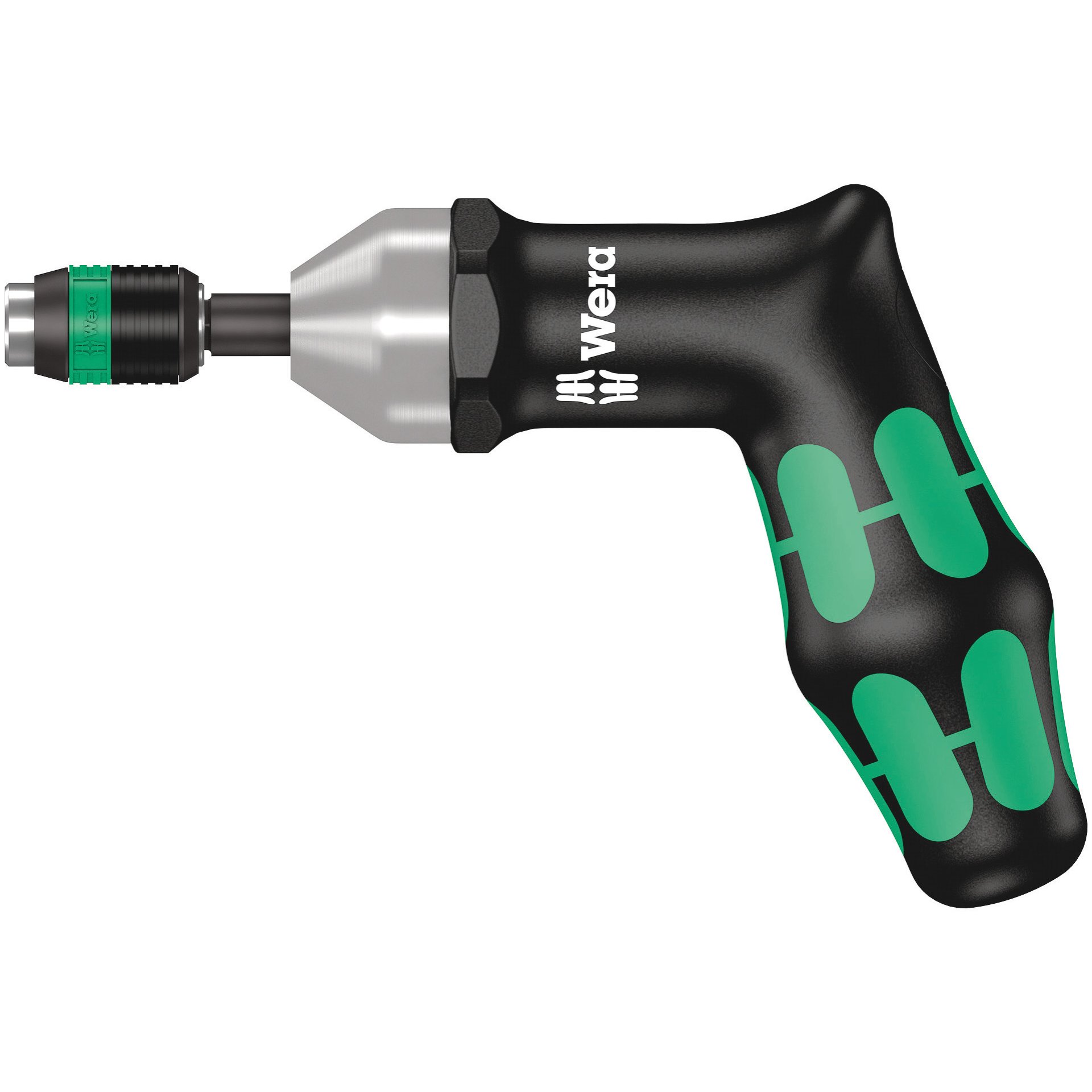 Serie 7400 Imperial Kraftform Drehmomentschraubendreher, mit werkseitig fest voreingestelltem Messwert (25,0-55,0 in. lbs.) mit Rapidaptor Schnellwechselfutter, Pistolengriff