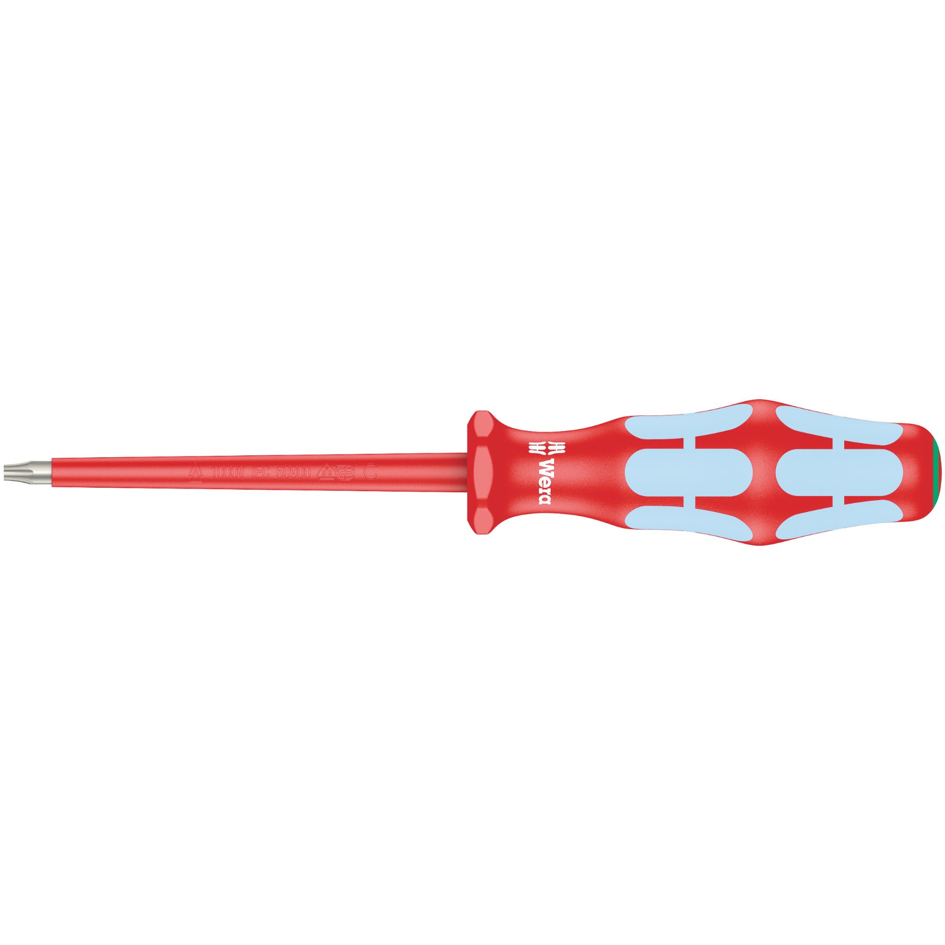 3167 i VDE-isolierter TORX Schraubendreher, Edelstahl, TX 10 x 80 mm