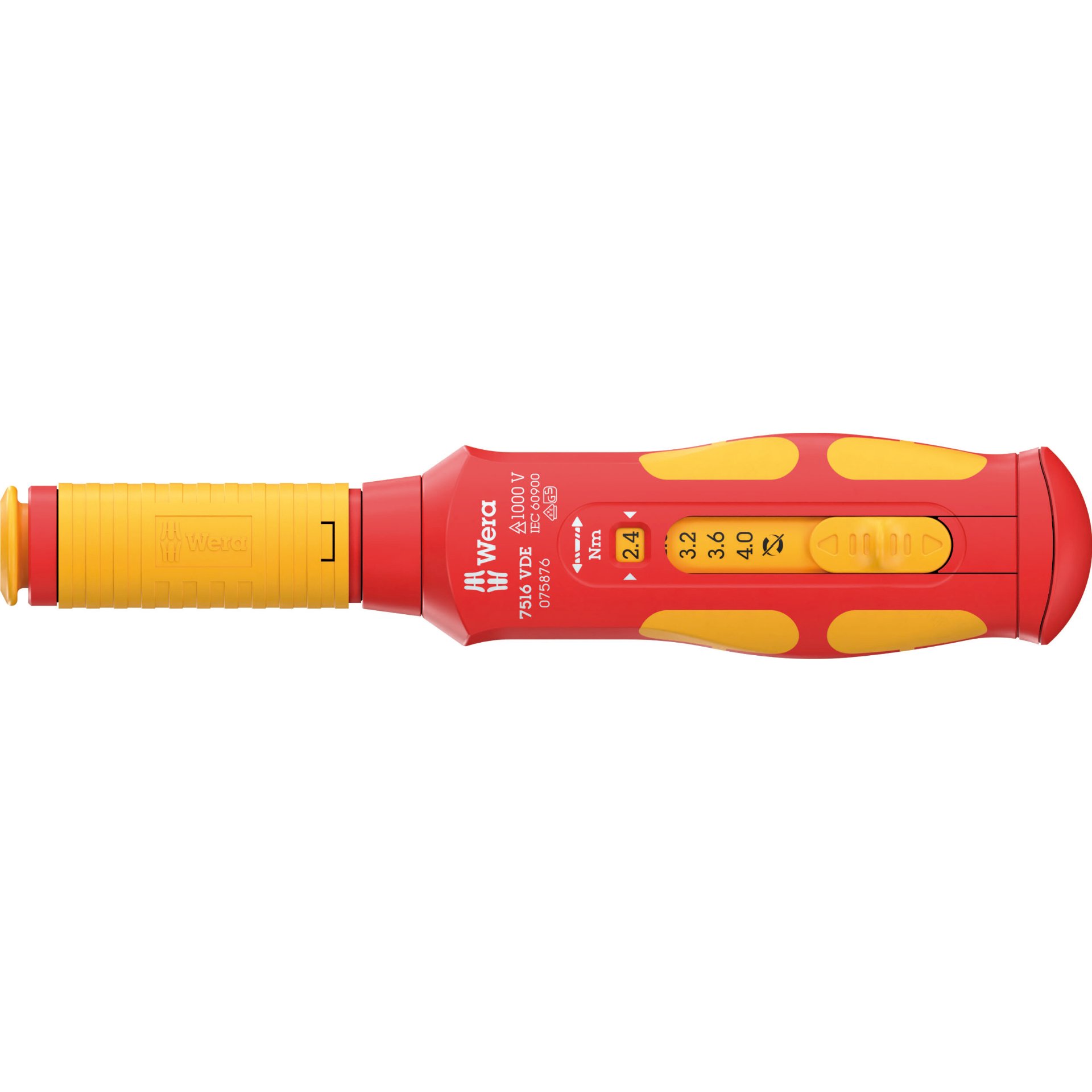 7516 VDE Kraftform Safe-Torque Speed Drehmomentschraubendreher, 2,4-4,0 Nm