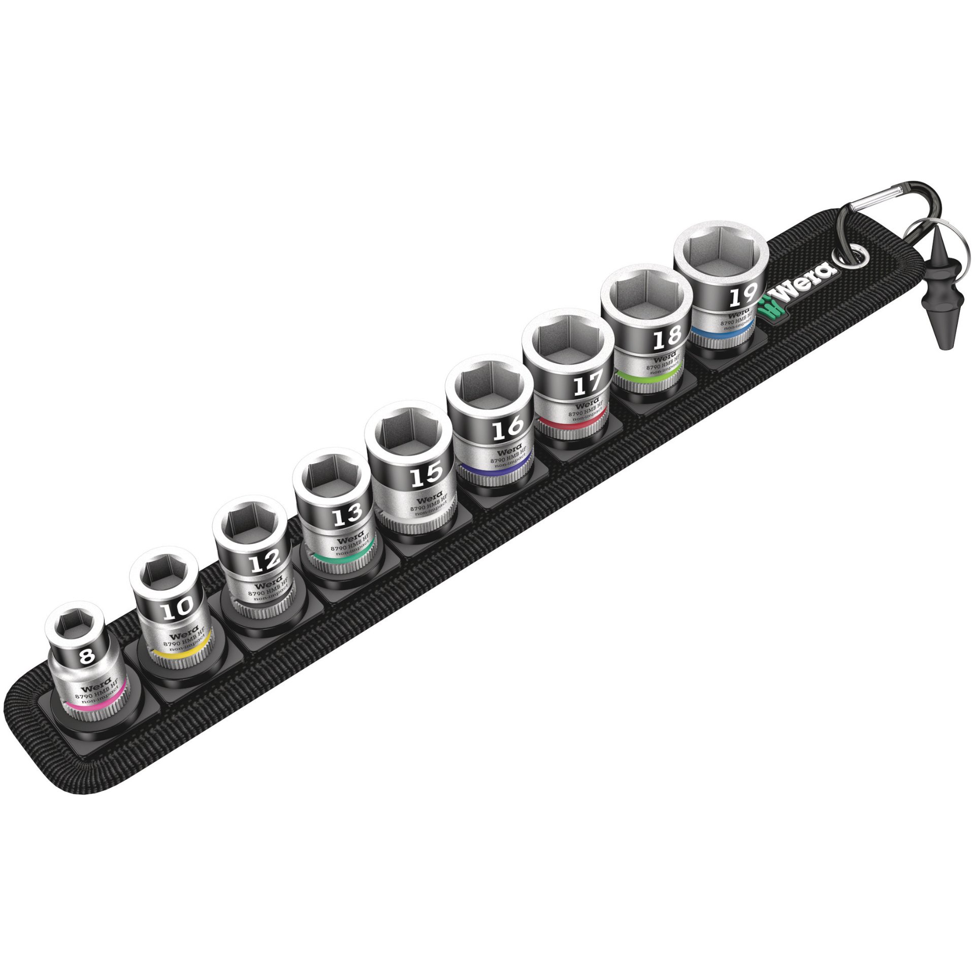 Belt B 1 Zyklop Steckschlüsseleinsatz-Satz, mit Haltefunktion, 3/8"-Antrieb
