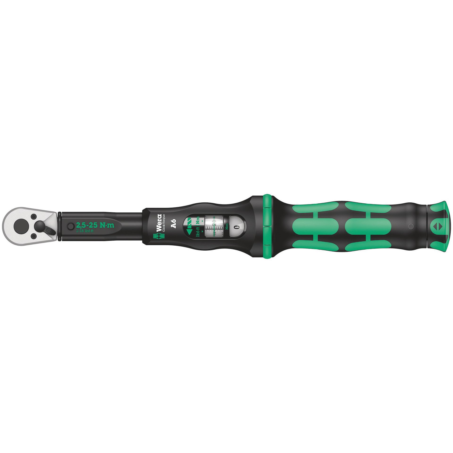 Click-Torque A 6 Drehmomentschlüssel mit Umschaltknarre, 2,5-25 Nm