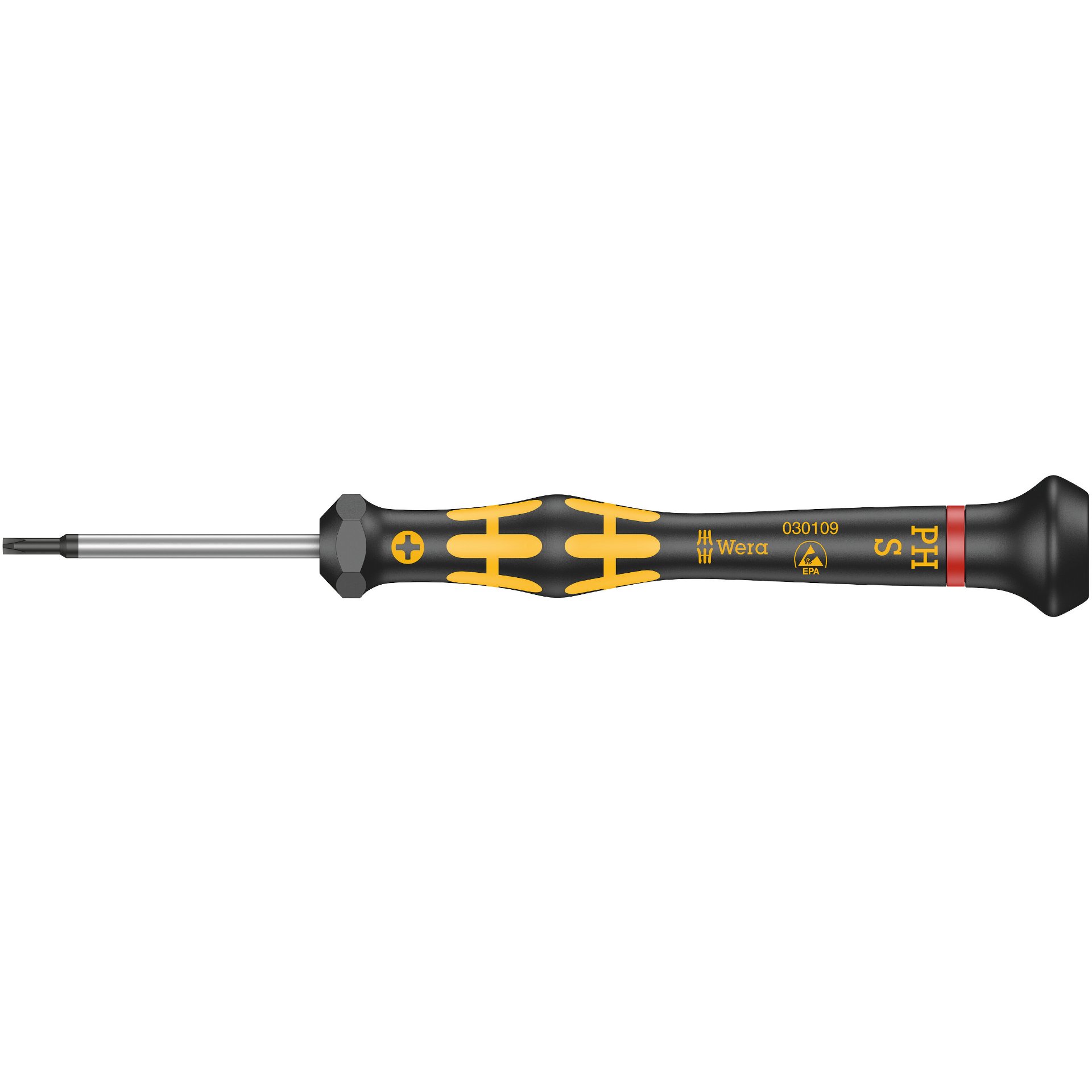 1550 PH S ESD Kraftform Micro Schraubendreher, # 1 x 40 mm