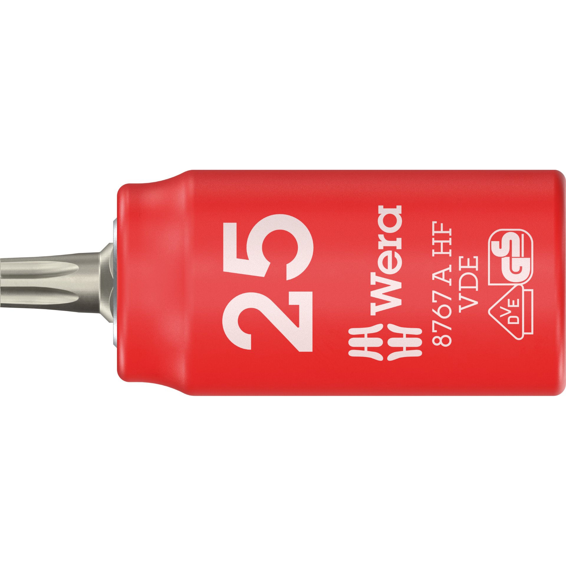 8767 A VDE HF TORX® Zyklop Bitnuss, isoliert, mit 1/4"-Antrieb, mit Haltefunktion