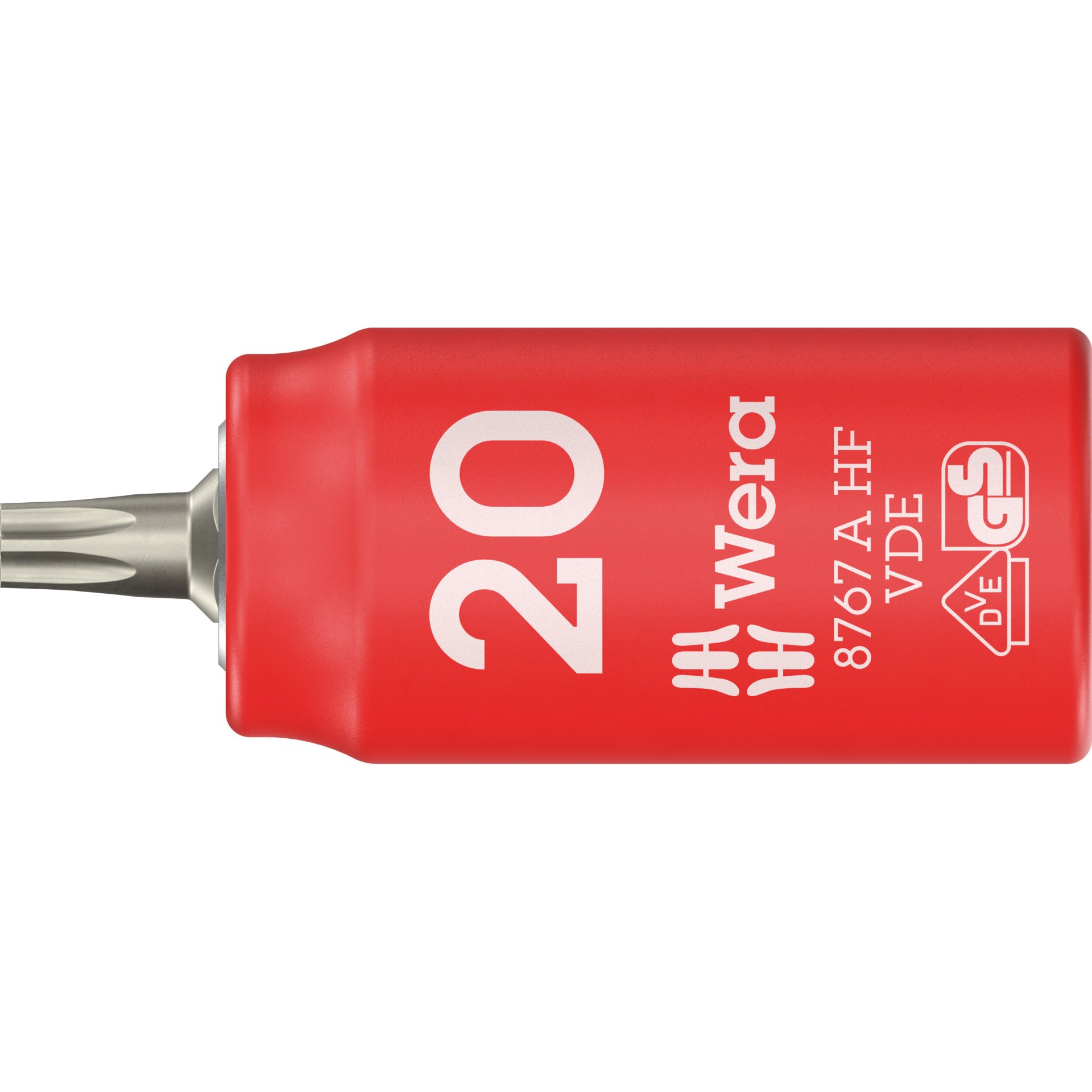 8767 A VDE HF TORX® Zyklop Bitnuss, isoliert, mit 1/4"-Antrieb, mit Haltefunktion