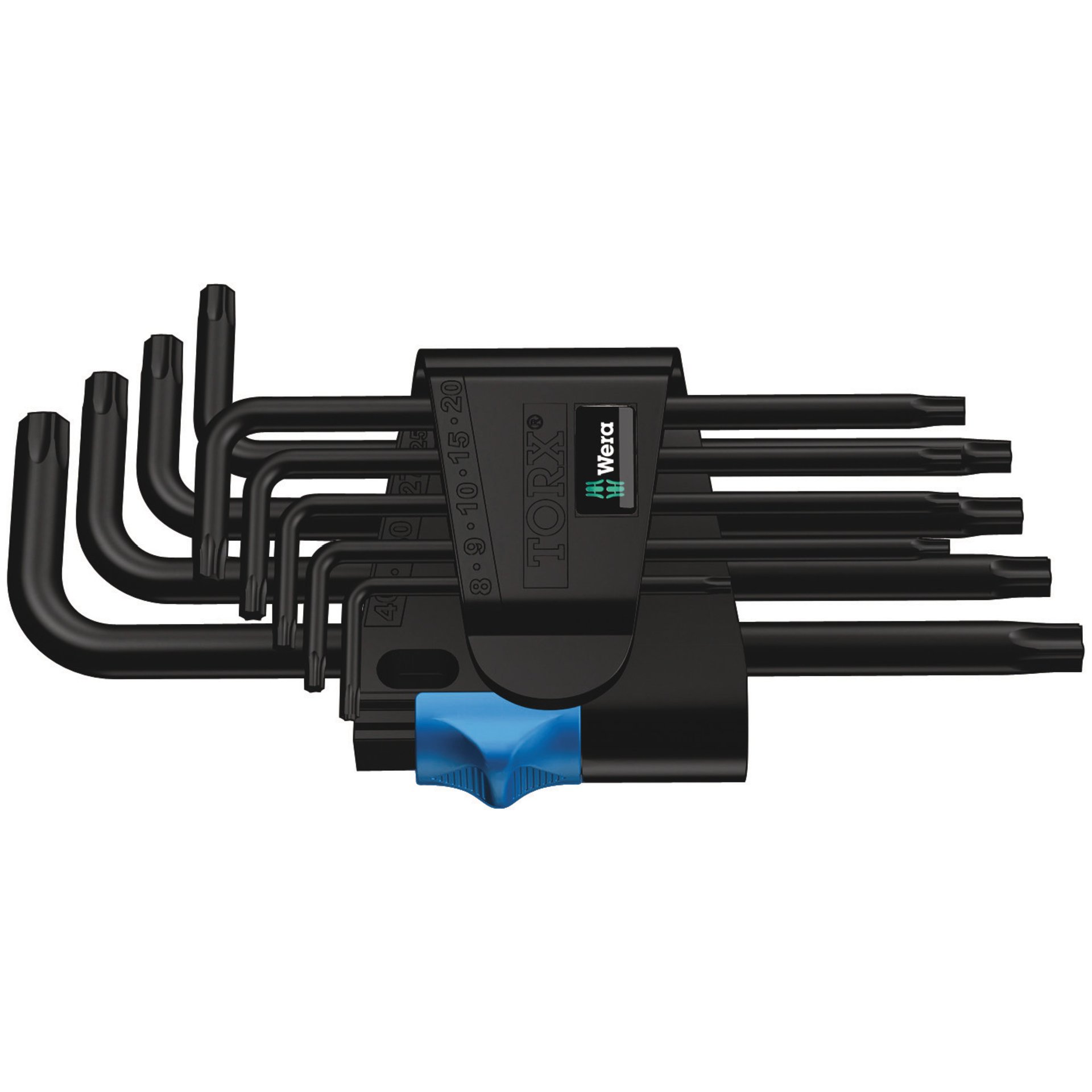 967/9 TX HF 1 Winkelschlüsselsatz mit Haltefunktion, BlackLaser, 9-teilig