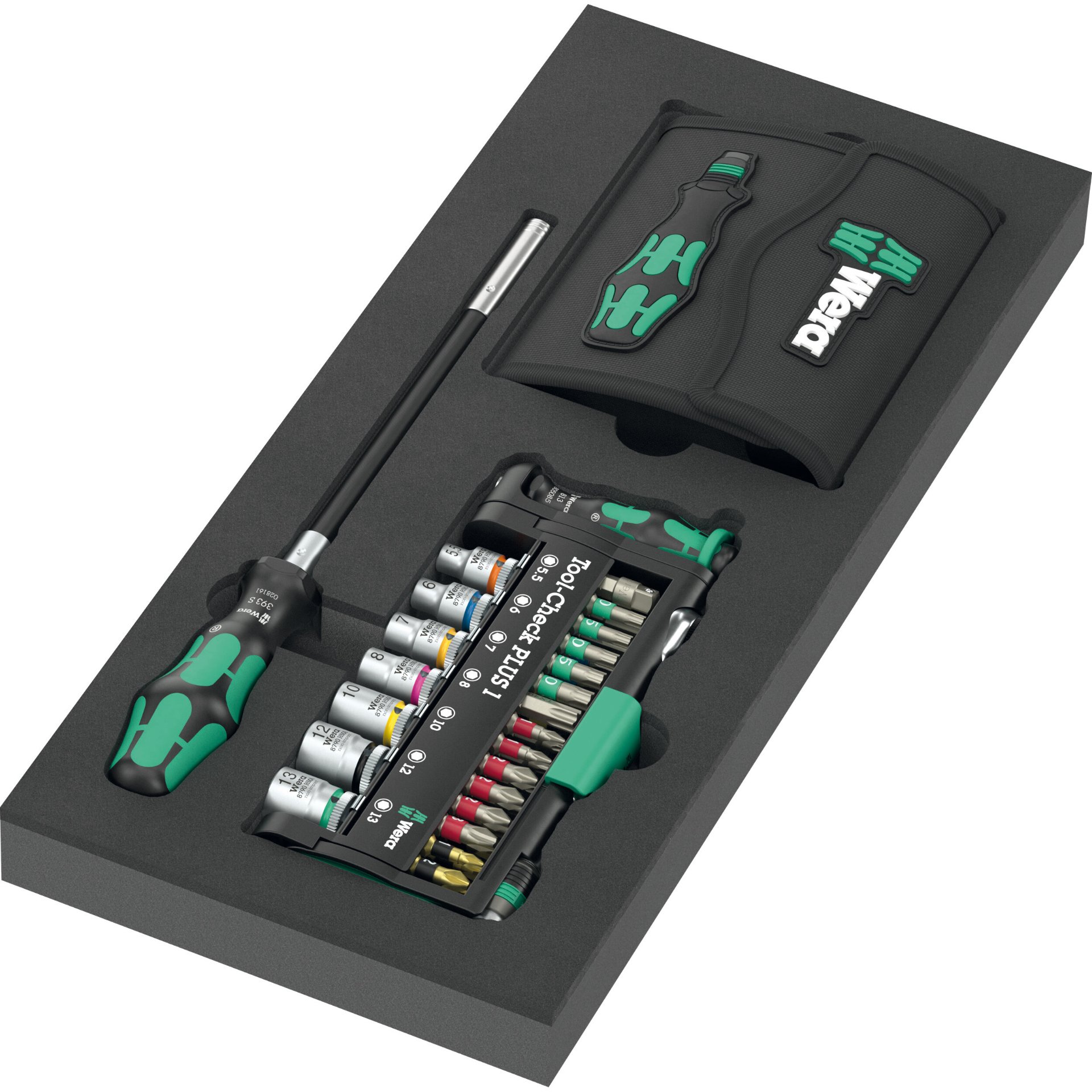 9750 Schaumstoffeinlage Kraftform Kompakt und Tool-Check PLUS Set 1, 5