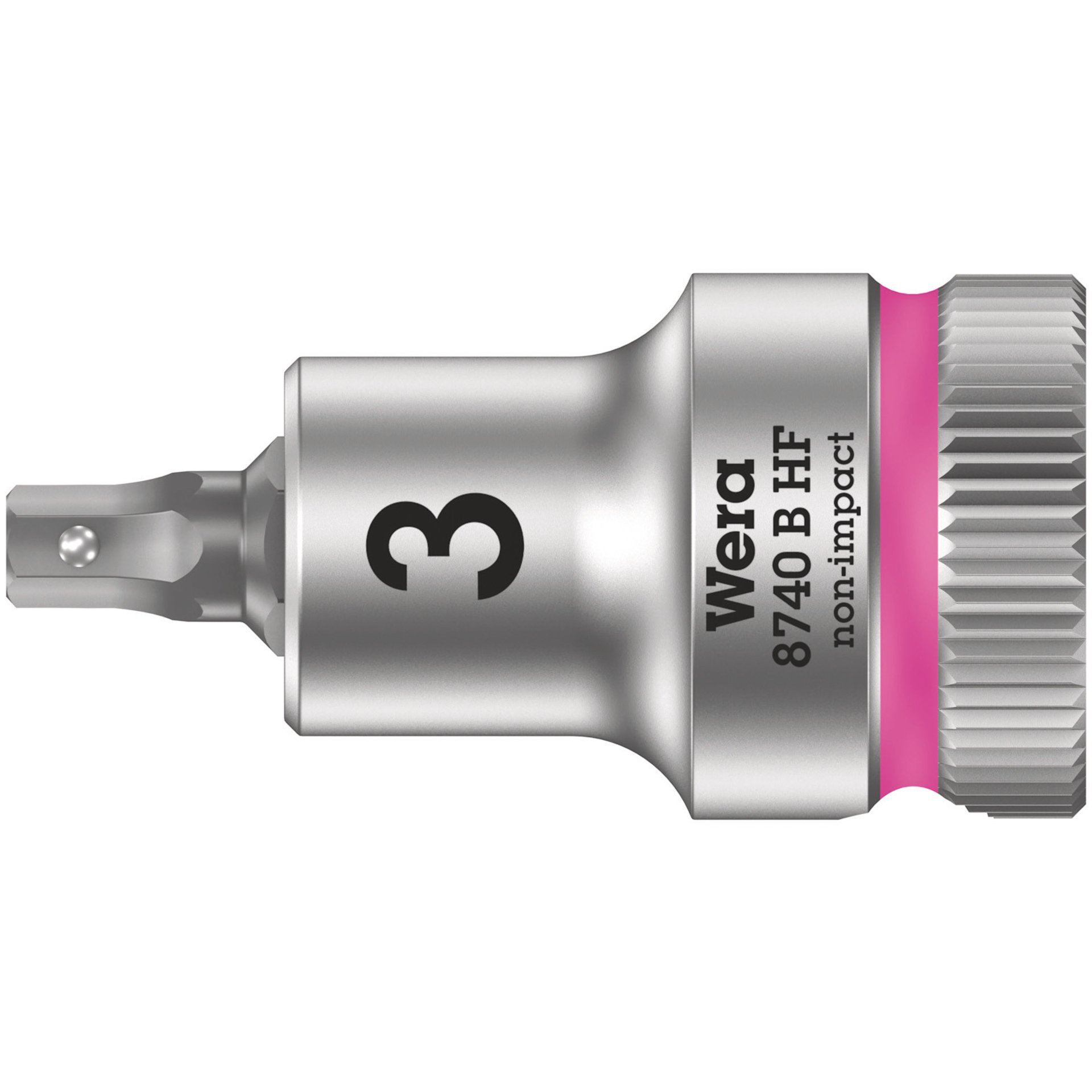 8740 B HF Zyklop Bitnuss mit 3/8"-Antrieb, mit Haltefunktion für Innensechskantschrauben