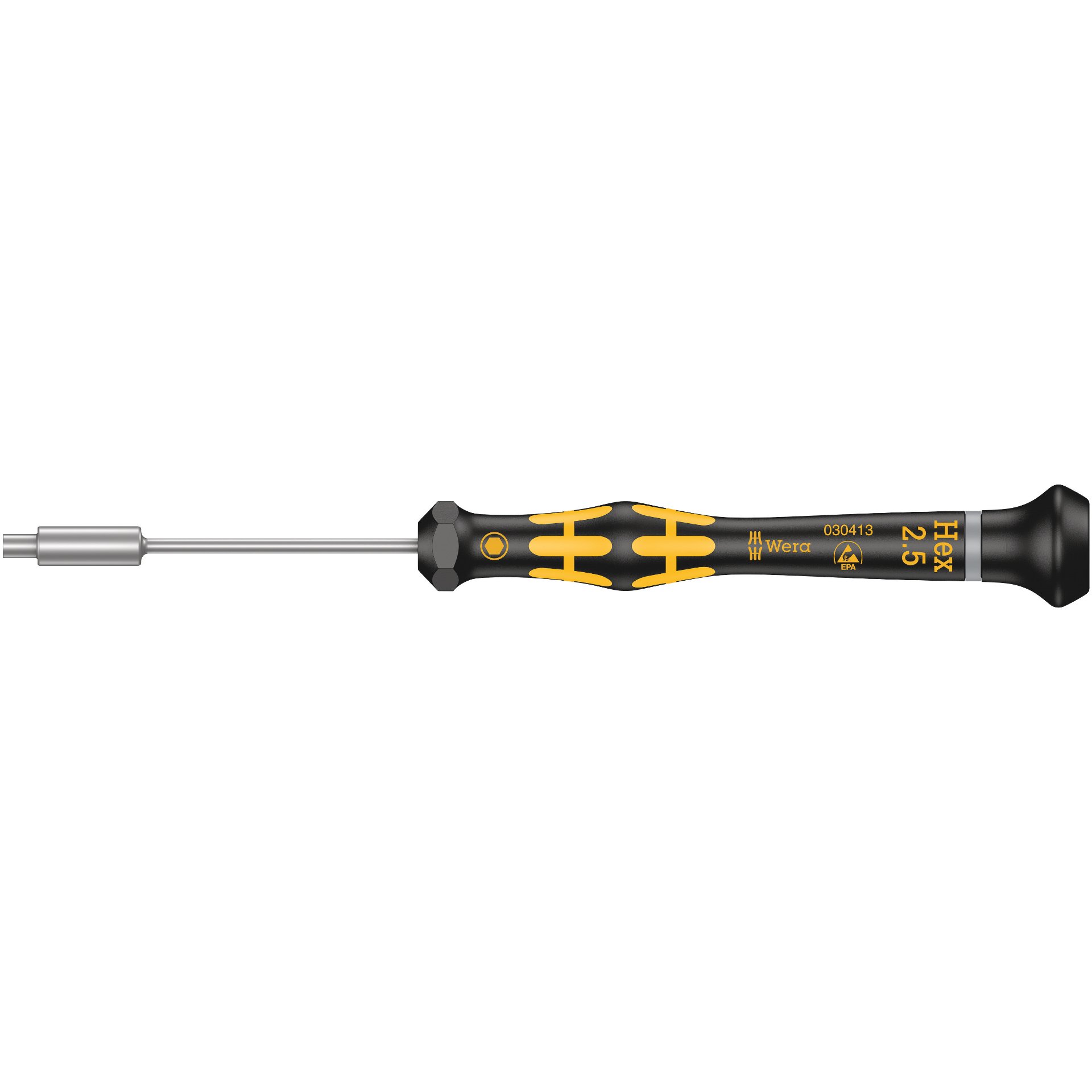 1569 ESD Kraftform Micro Steckschlüssel, 2,5 x 60 mm