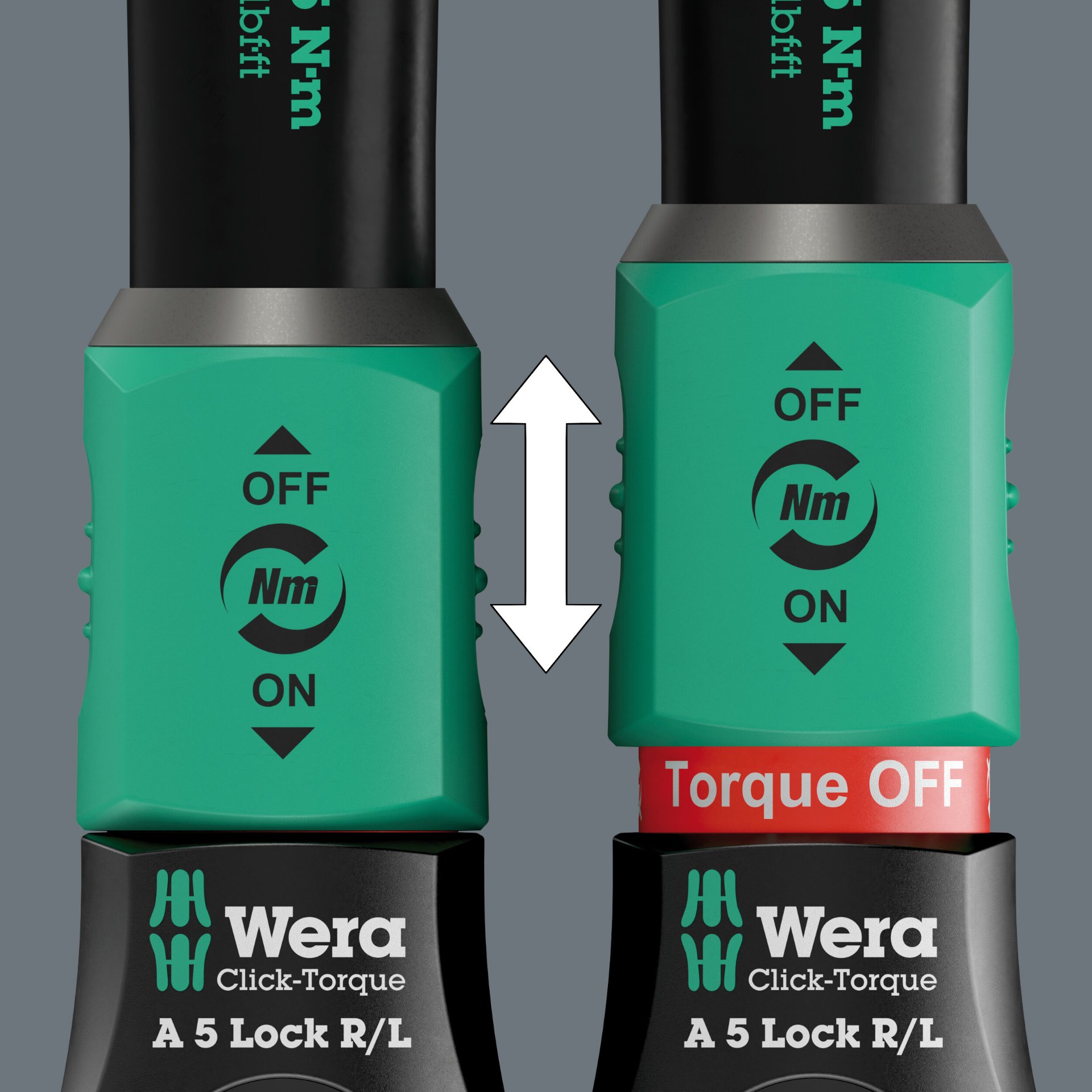 Click-Torque Lock A 5 R/L, 1/4" x 2,5-25 Nm, Image 2